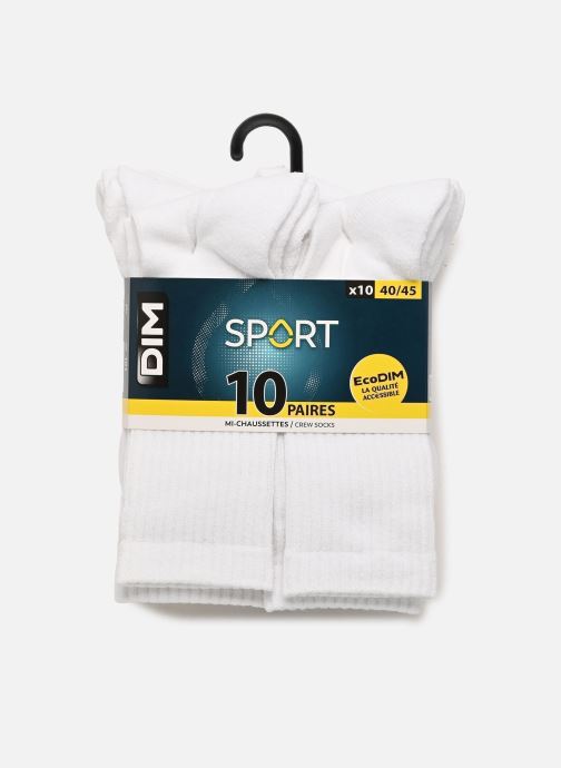 Dim Sokken ECODIM SPORT CREW heren wit