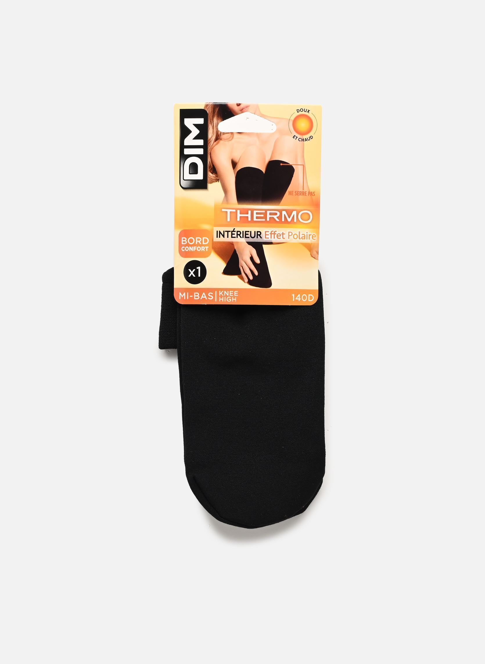 Mi-bas THERMO POLAIRE femme noir Dim Mi-bas THERMO POLAIRE femme noir NOIR