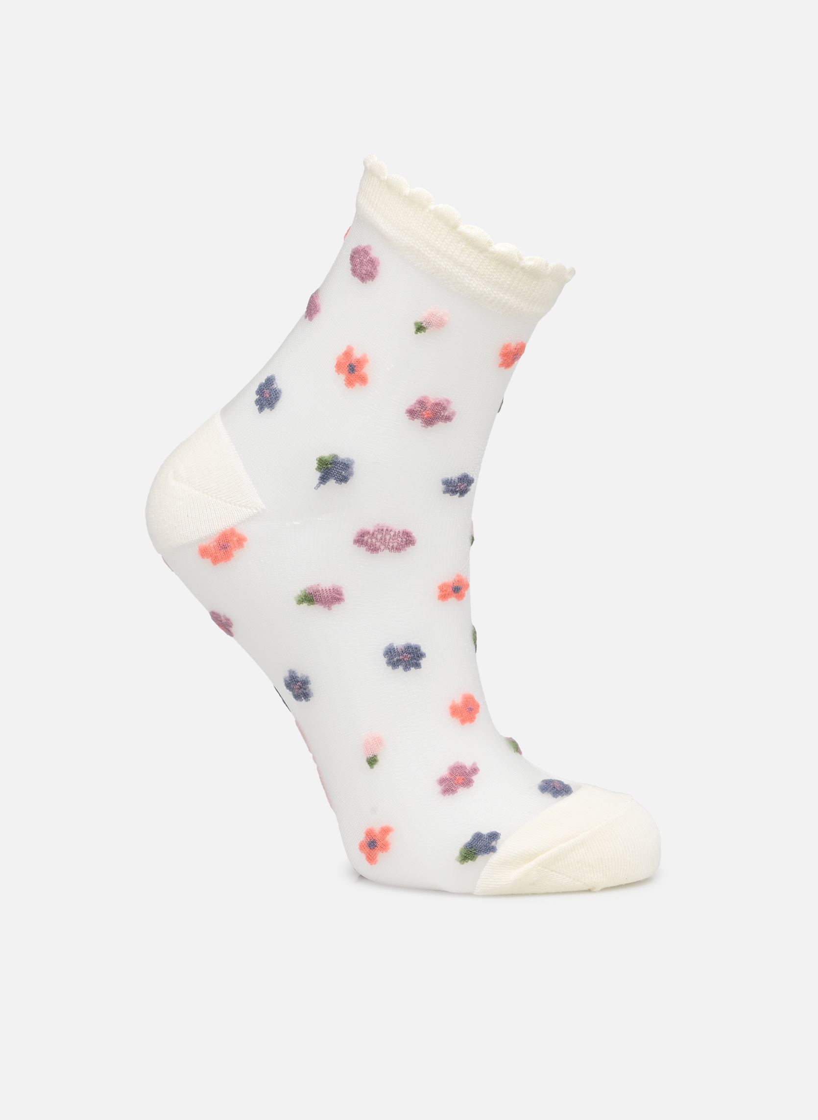 Sneakersocken TRANSPARANT FLOWE damen mehrfarbig Dim Sneakersocken TRANSPARANT FLOWE damen mehrfarbig B9L_ROSE FLE