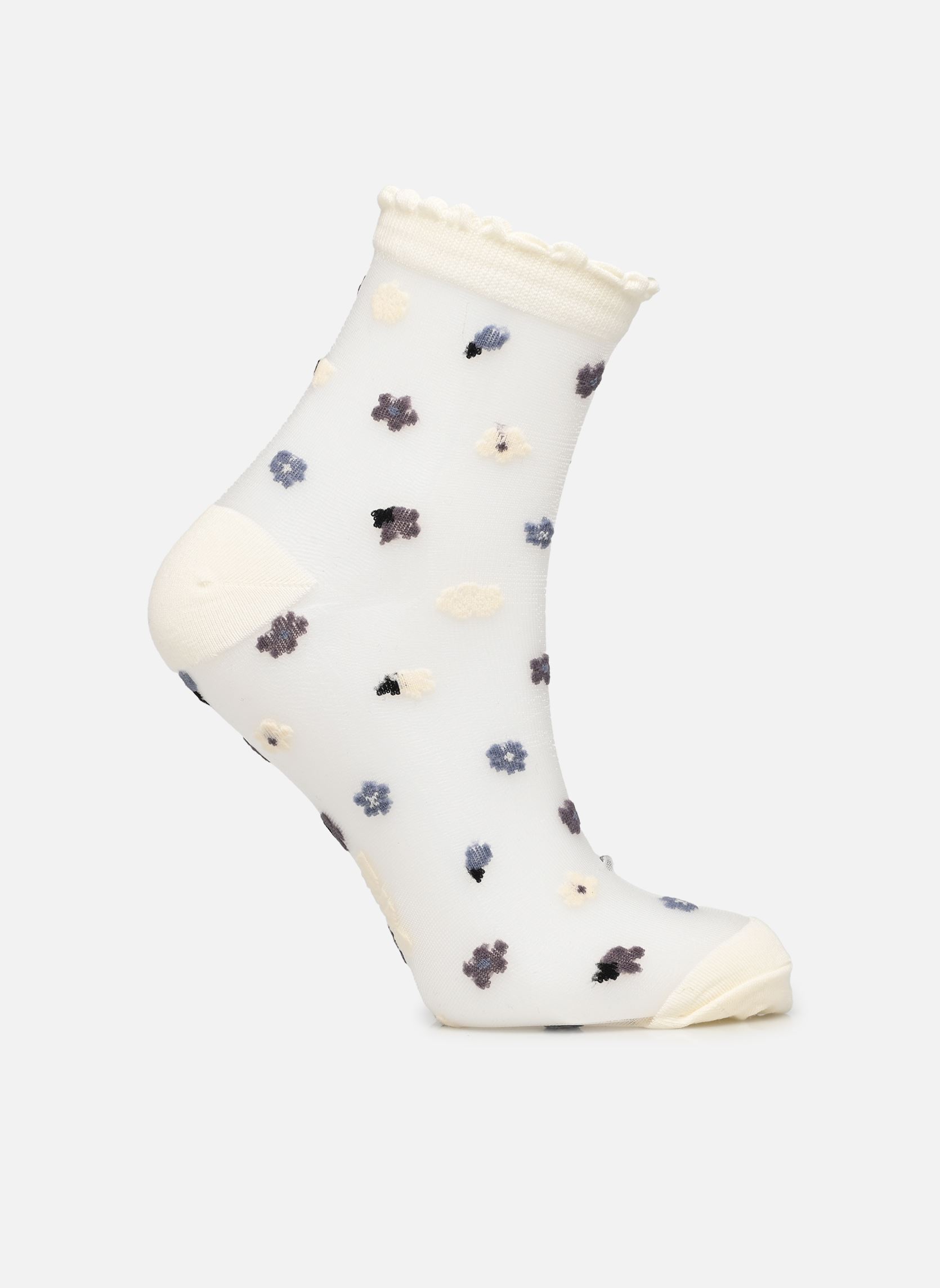 Socquettes TRANSPARANT FLOWE femme multicolore Dim Socquettes TRANSPARANT FLOWE femme multicolore BUX_IMP.PET.