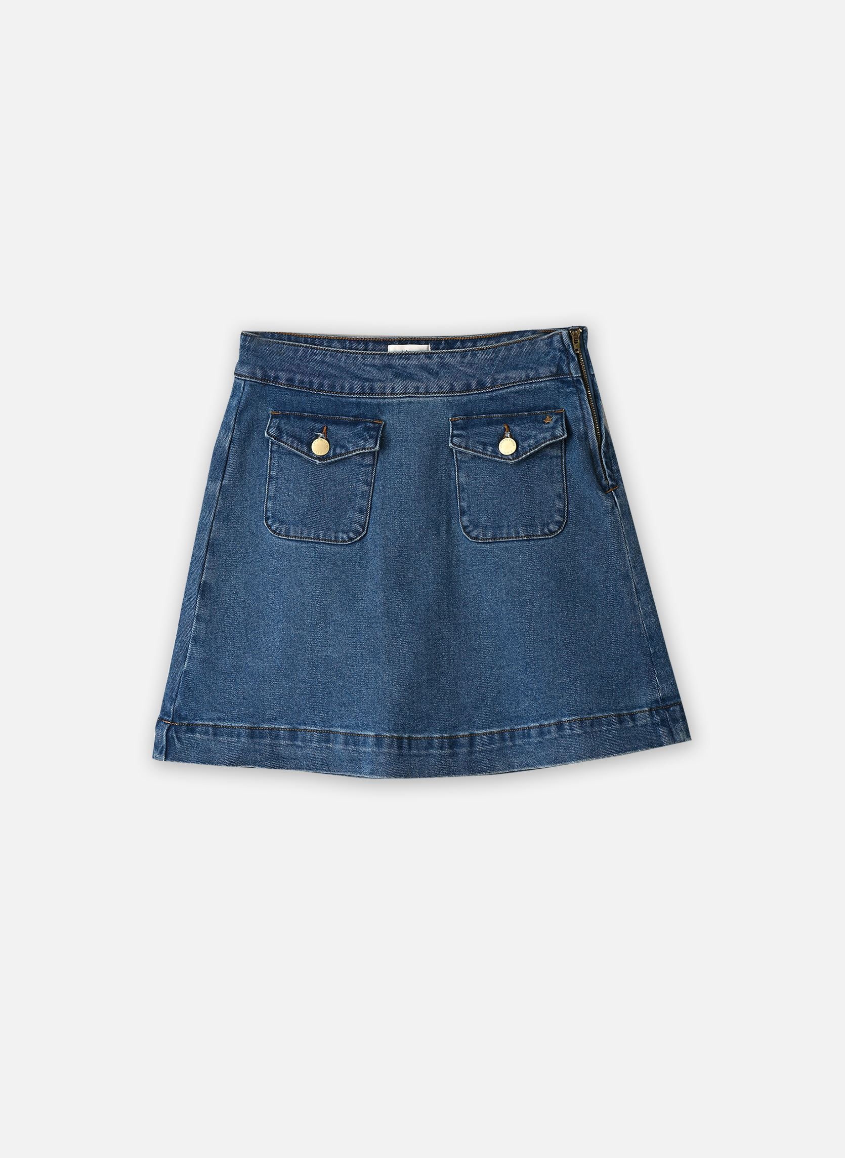 Jupes courtes Jadani femme bleu La Petite Etoile Jupes courtes Jadani femme bleu STONE