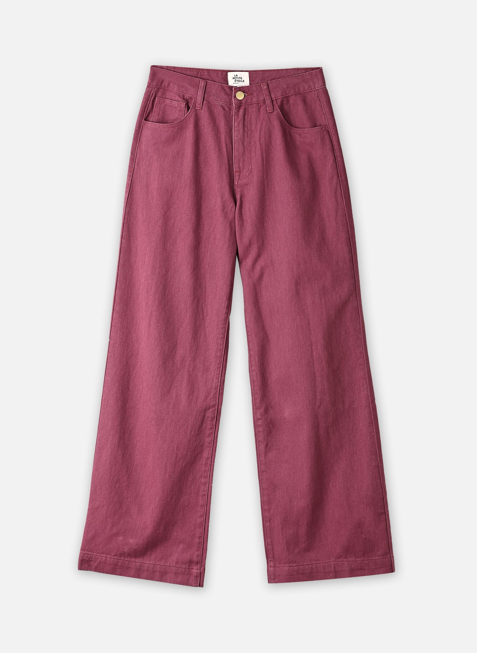 Wijde broeken Patlanty dames paars La Petite Etoile Wijde broeken Patlanty dames paars ROSE