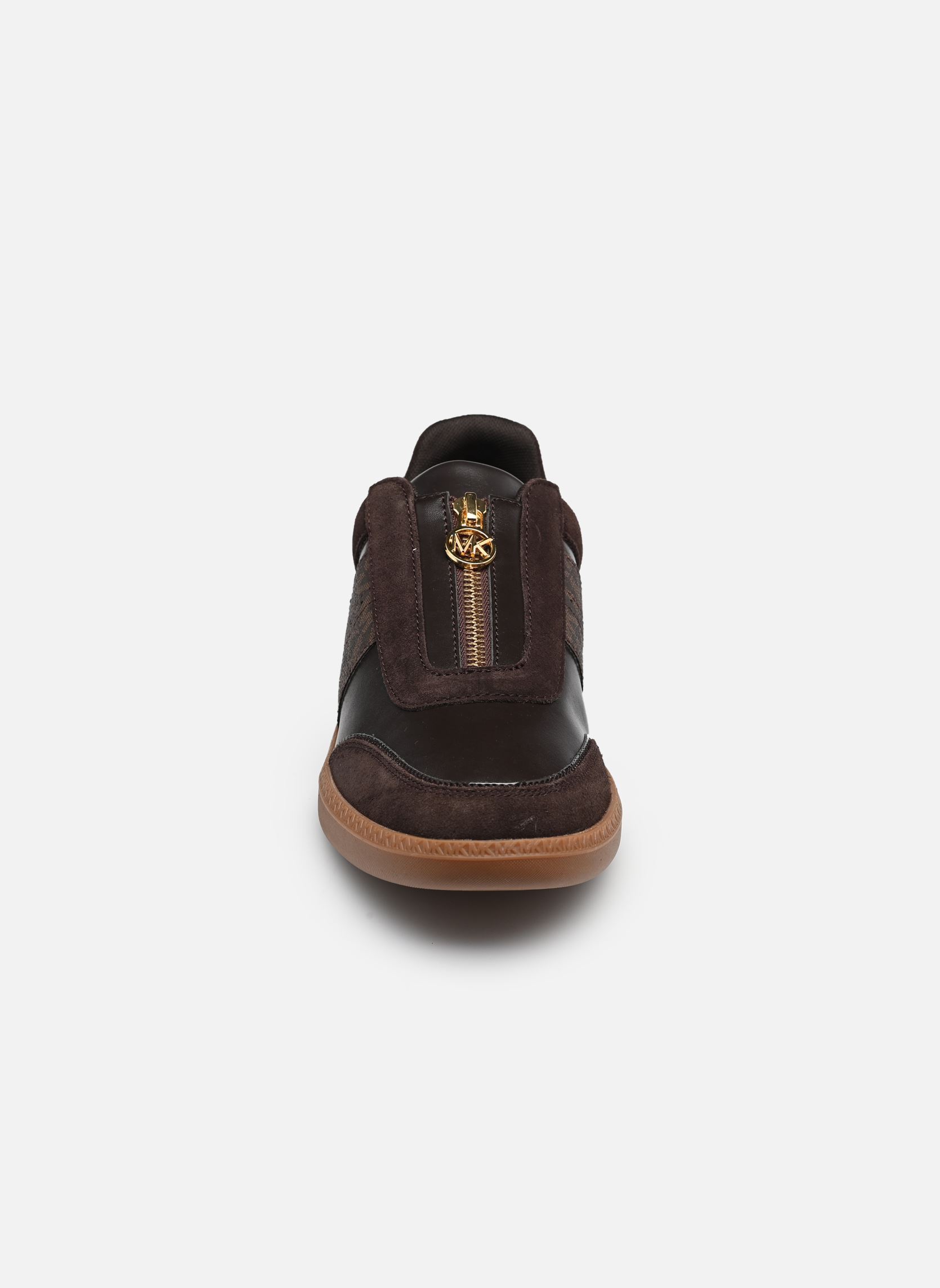 Baskets basses JOVIE ZIP SLIP ON femme marron Michael Michael Kors Baskets basses JOVIE ZIP SLIP ON femme marron BROWN