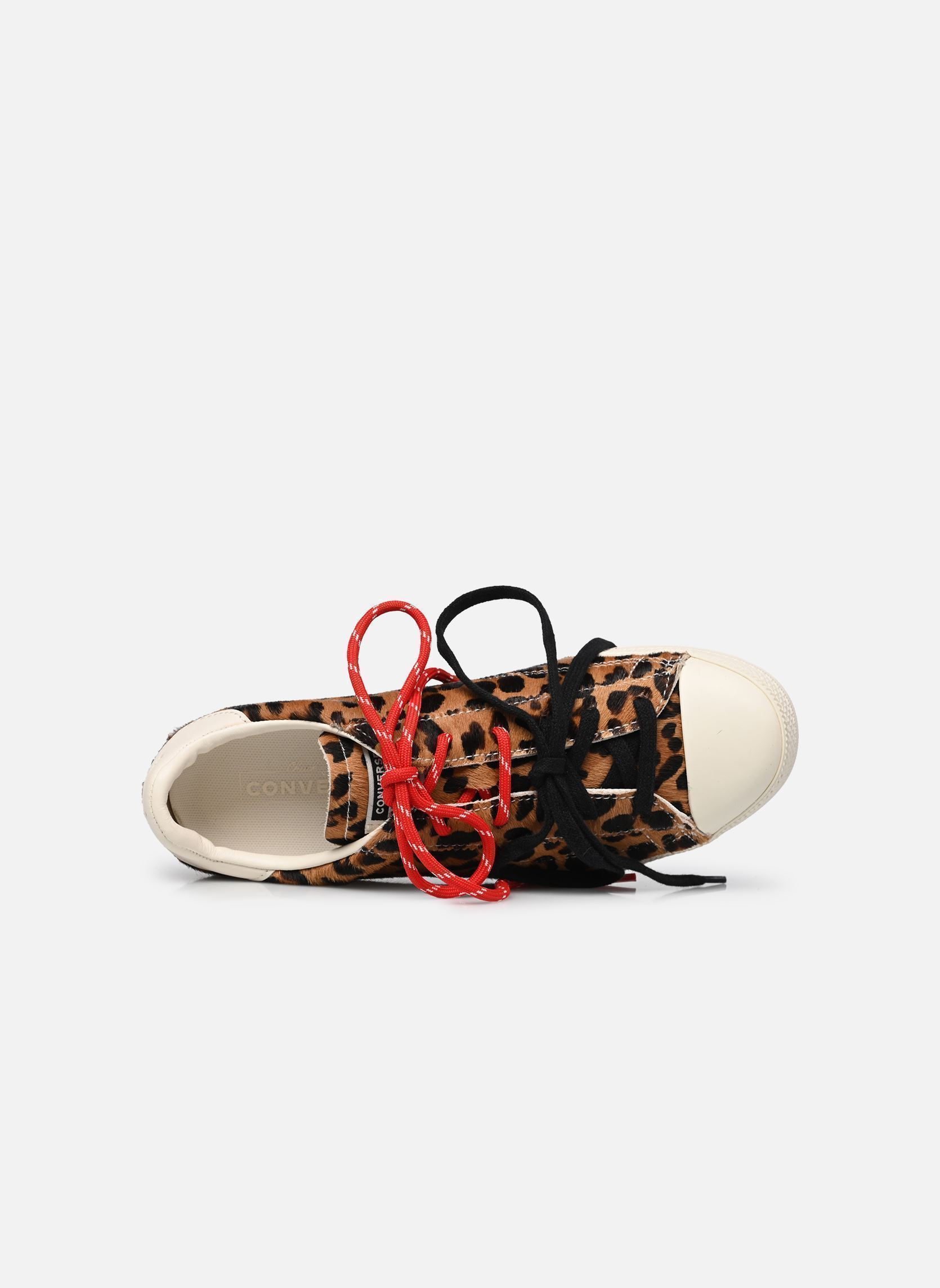 Baskets basses Chuck Taylor Lo Ox marron Converse Baskets basses Chuck Taylor Lo Ox marron BLACK/EGRET/RED