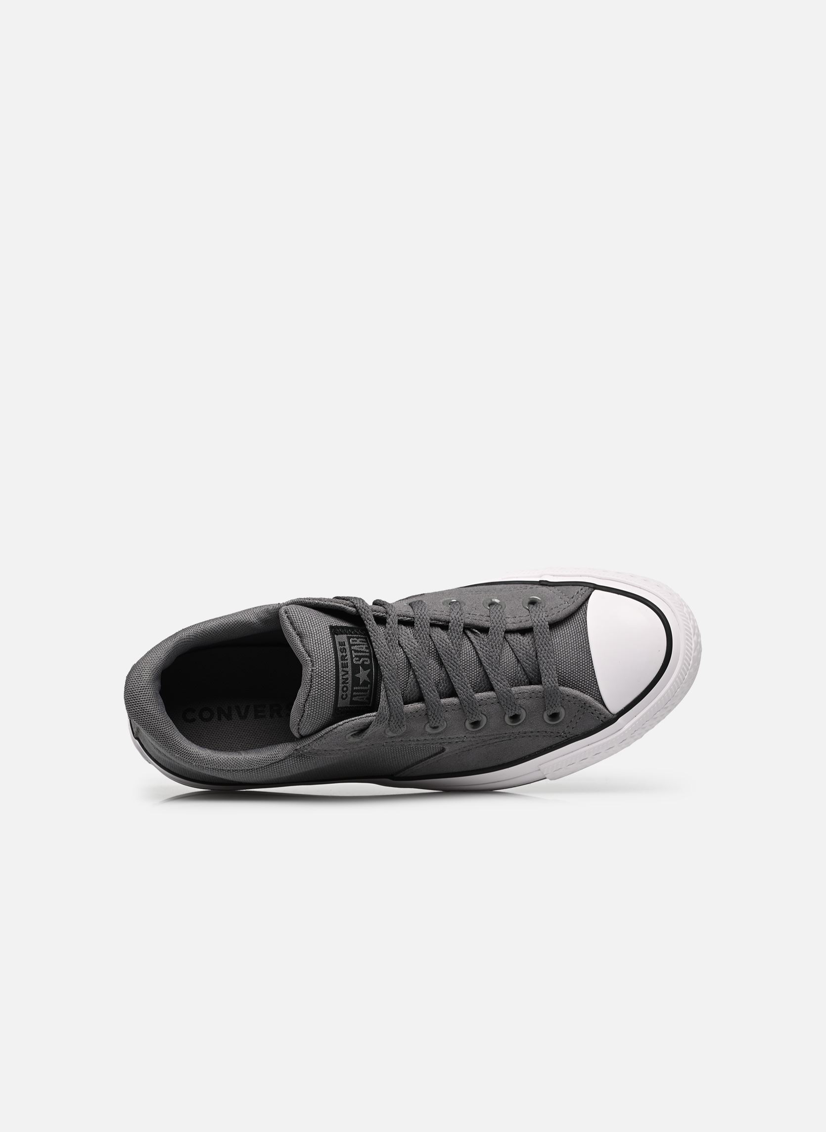 Leinen-Sneaker Chuck Taylor All Star Malden Street Ox grau Converse Leinen-Sneaker Chuck Taylor All Star Malden Street Ox grau DARKER GREY/BLACK