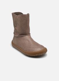 Stiefeletten / Ankle Boots Tex Suede Barefoot mädchen gold und bronze