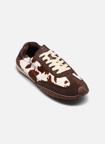 Baskets basses BRIDGE COW PRINT femme noir