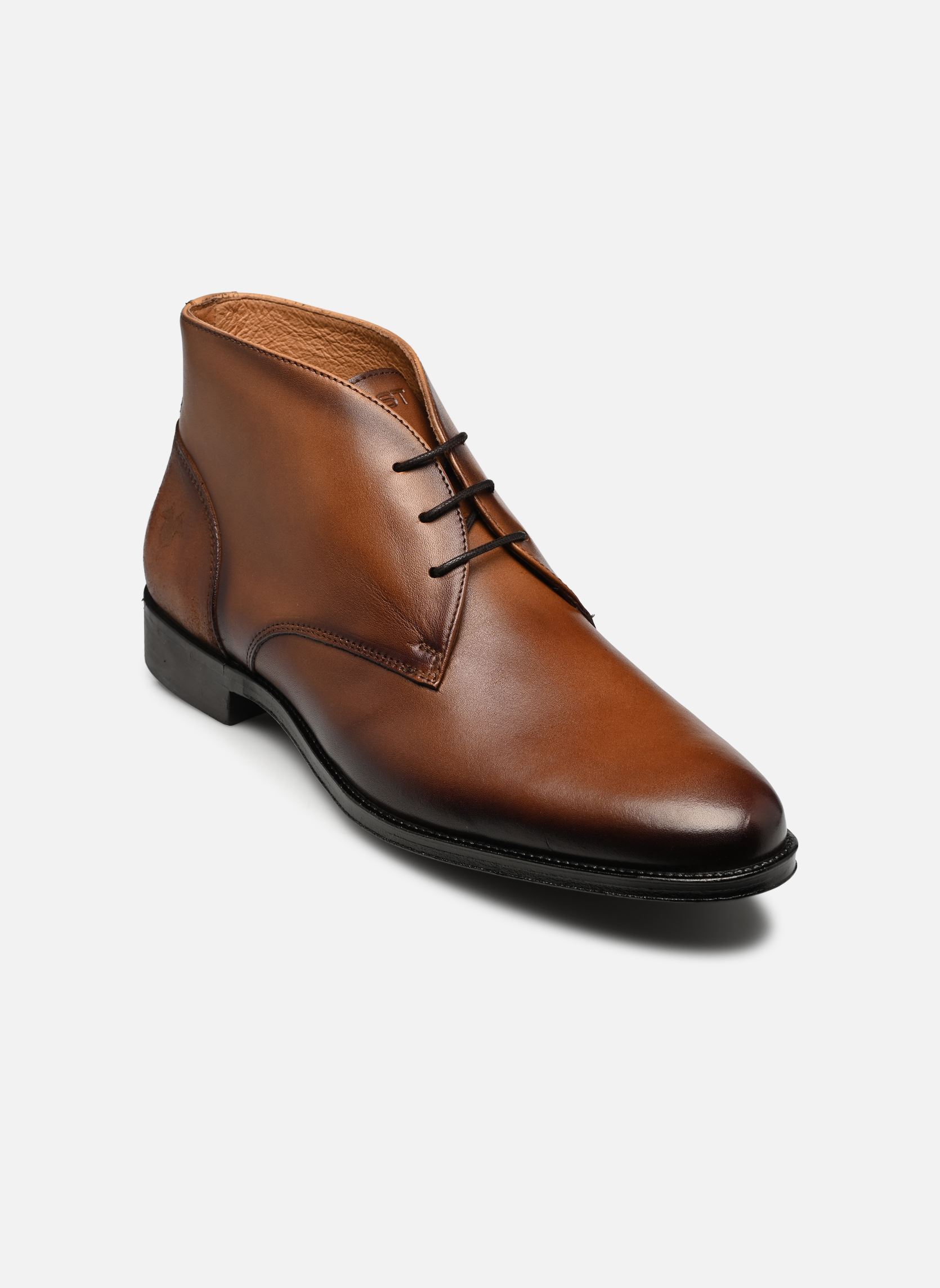 Bottines à lacets FOSSAN homme marron Kost Bottines à lacets FOSSAN homme marron CARAMEL
