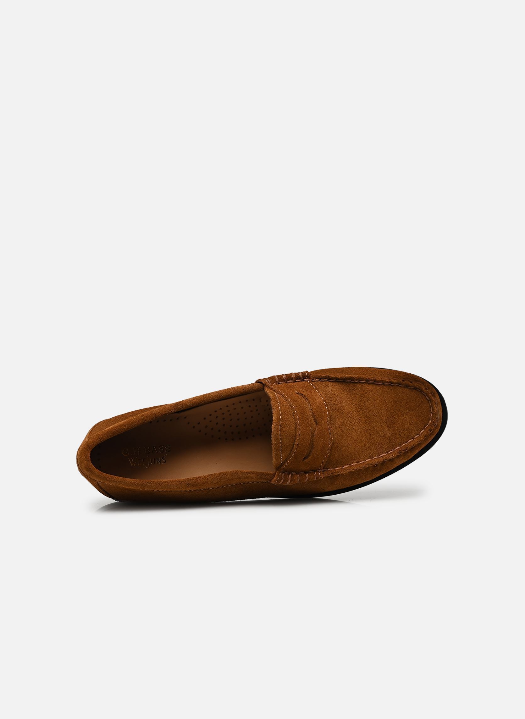 Loafer WEEJUN WMN Penny Suede damen braun G.H. Bass Loafer WEEJUN WMN Penny Suede damen braun MID BROWN SUEDE