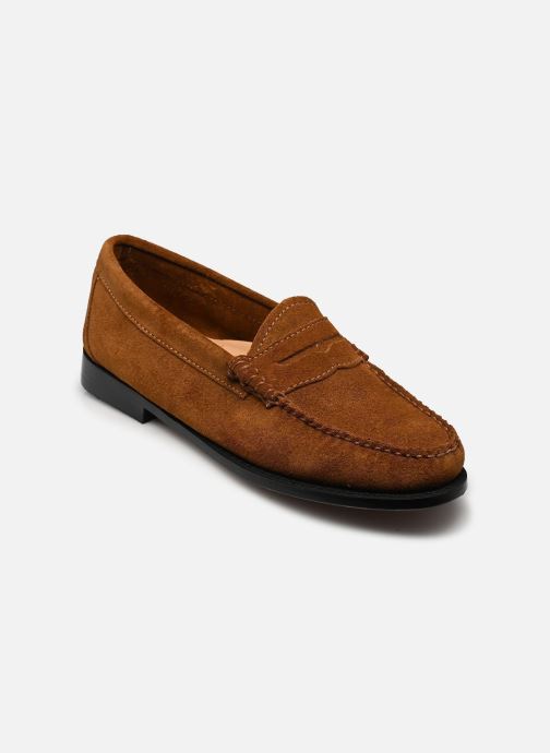 G.H. Bass Loafer WEEJUN WMN Penny Suede damen braun
