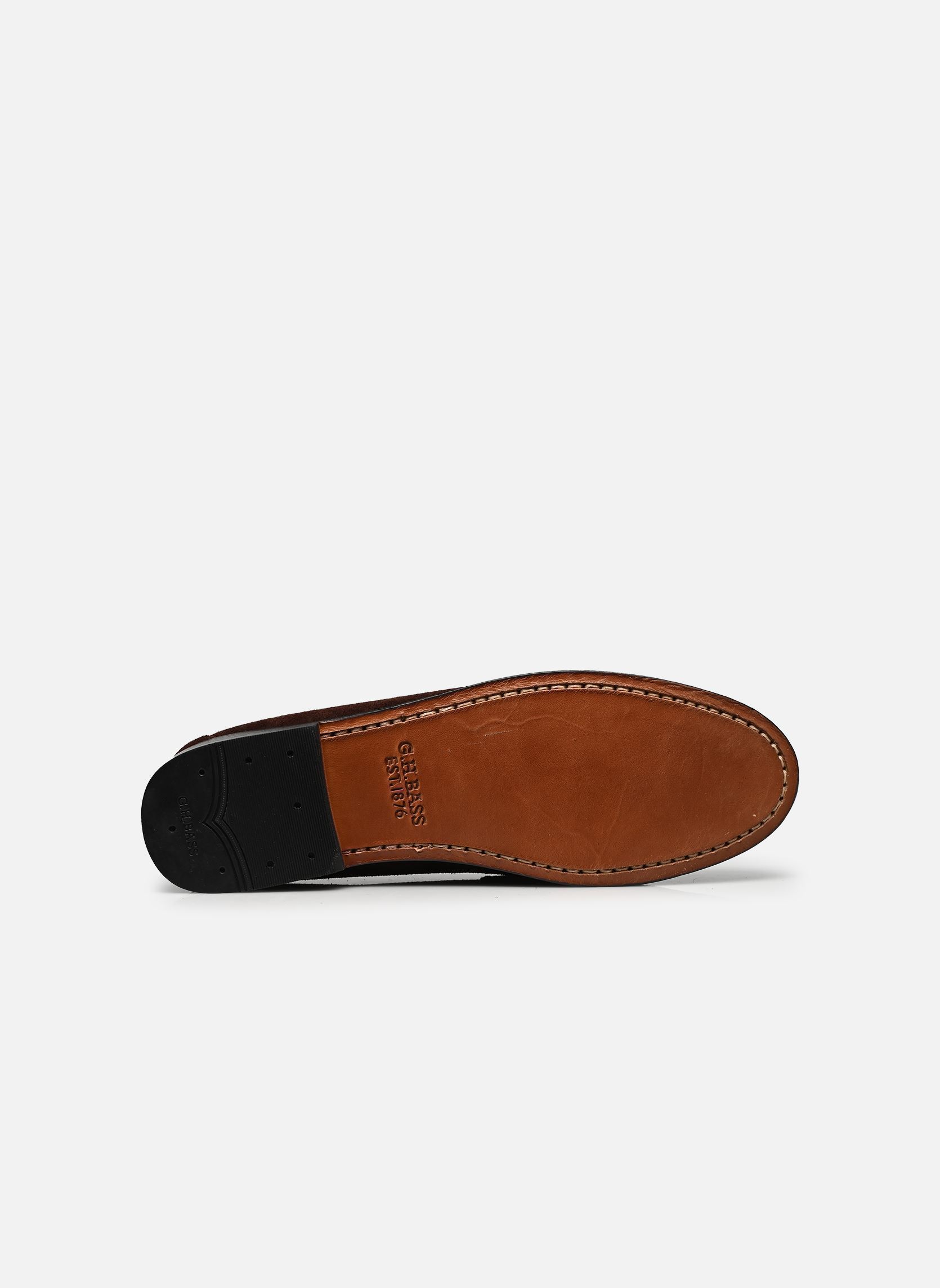 Mocassins WEEJUN WMN Penny Suede femme marron G.H. Bass Mocassins WEEJUN WMN Penny Suede femme marron CHOCOLATE SUEDE