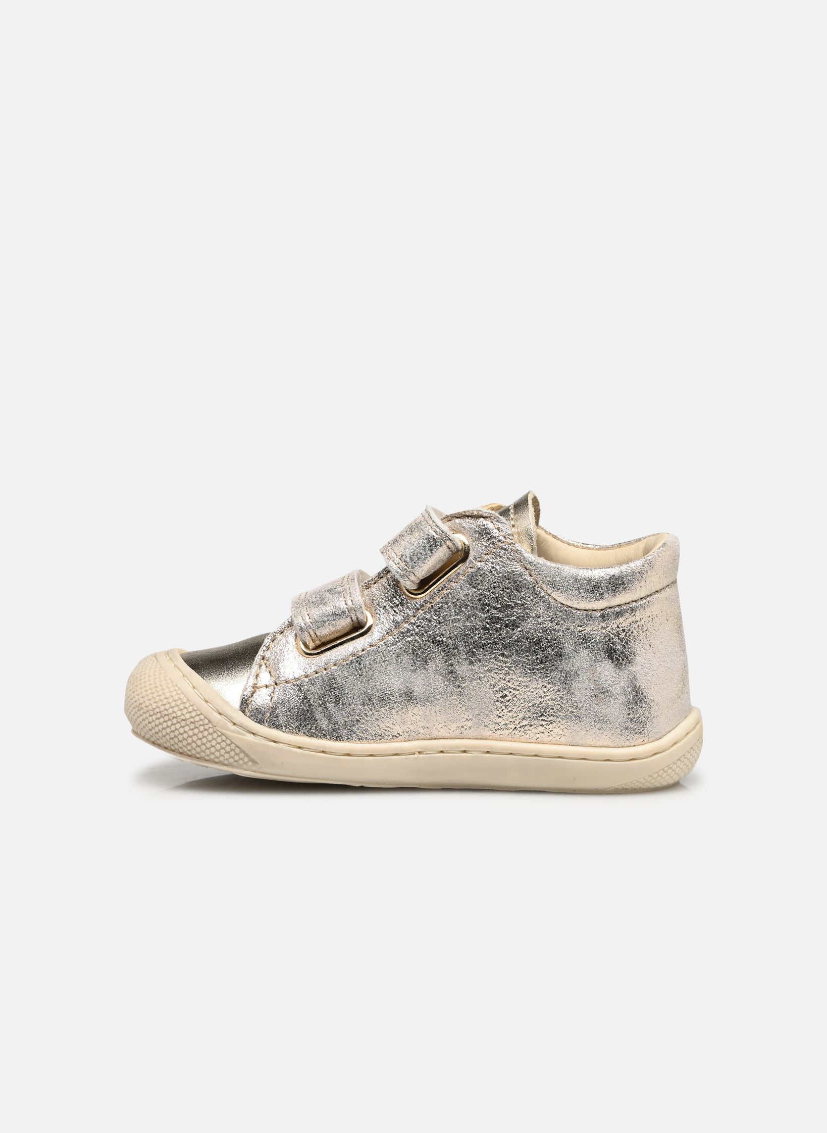 Babyschoenen Kolde VL meisjes goud en brons Naturino Babyschoenen Kolde VL meisjes goud en brons MONET/METALLIC PLATINUM