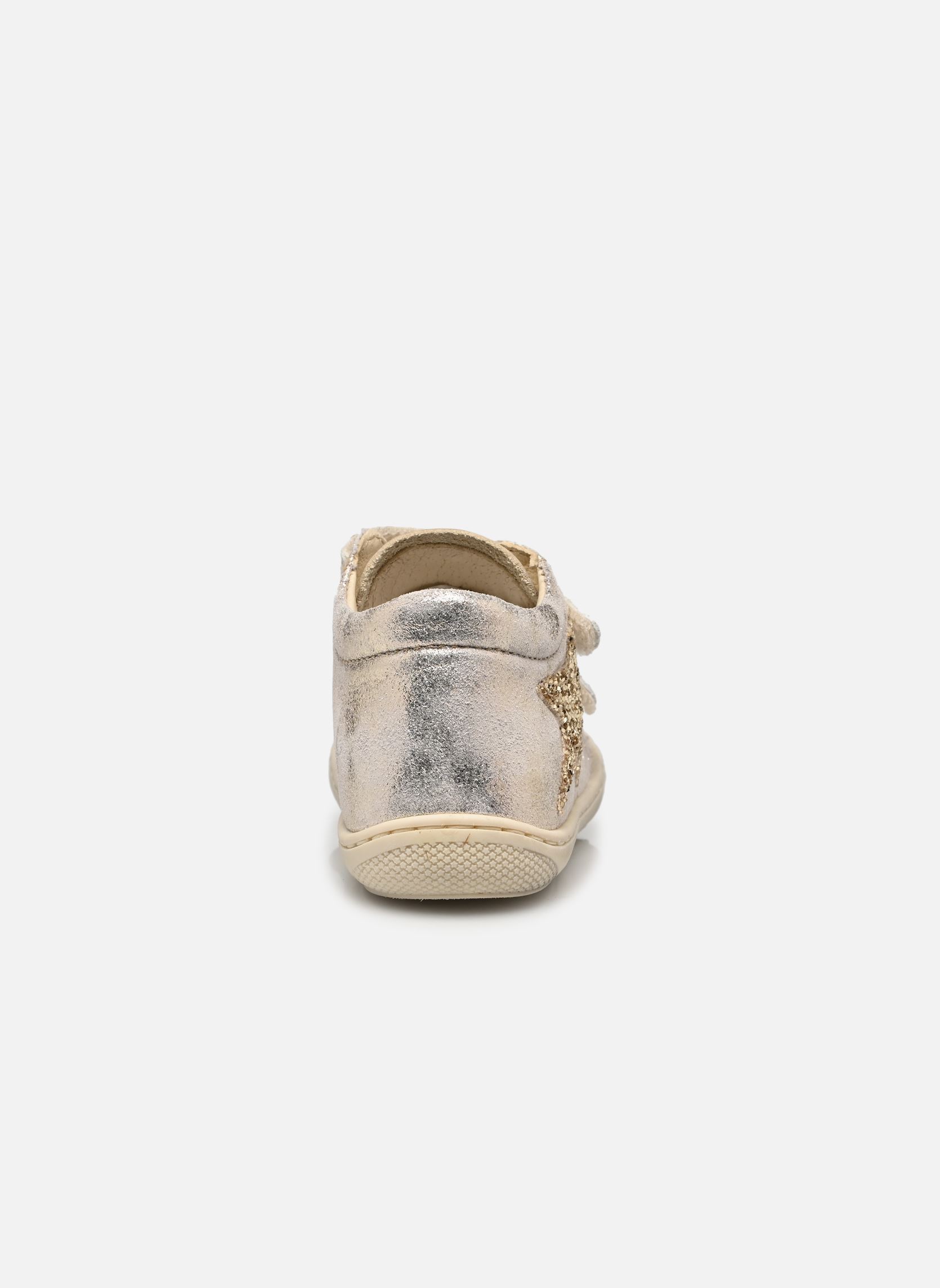 Babyschoenen Kolde VL meisjes goud en brons Naturino Babyschoenen Kolde VL meisjes goud en brons MONET/METALLIC PLATINUM