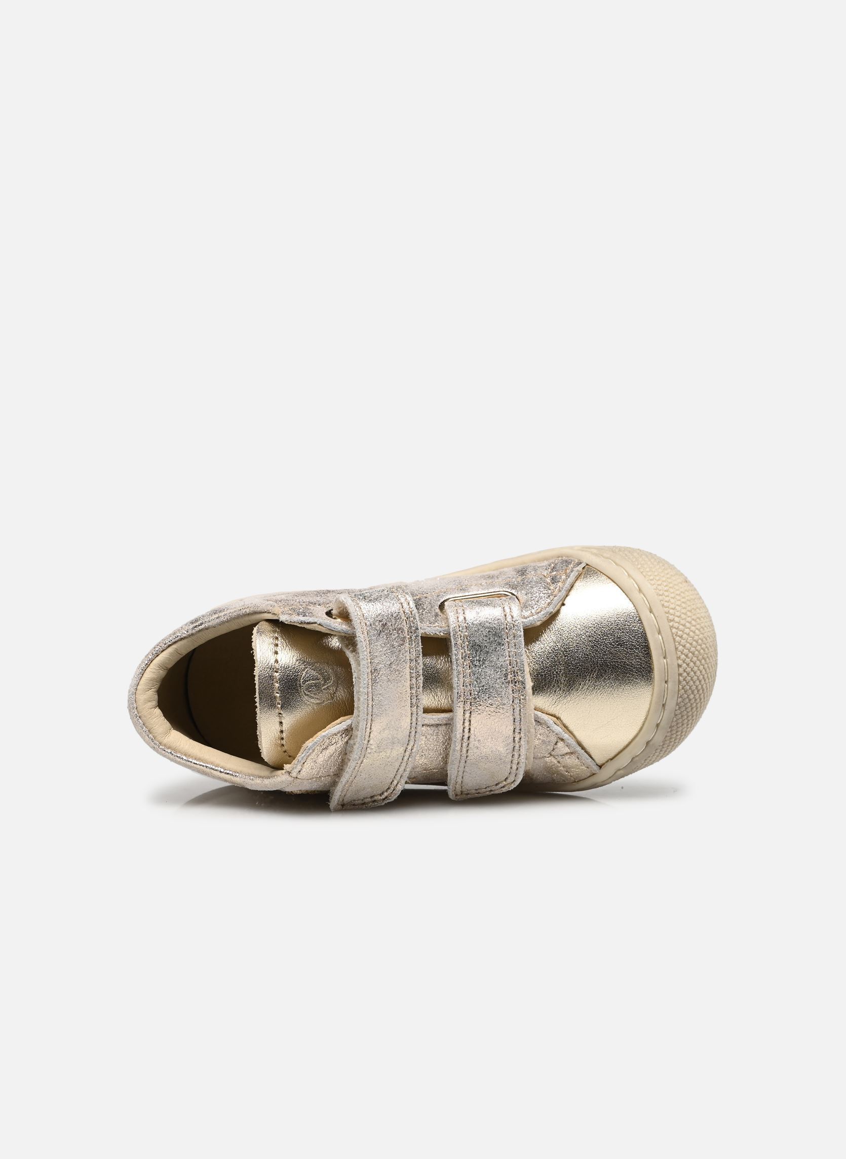 Babyschoenen Kolde VL meisjes goud en brons Naturino Babyschoenen Kolde VL meisjes goud en brons MONET/METALLIC PLATINUM