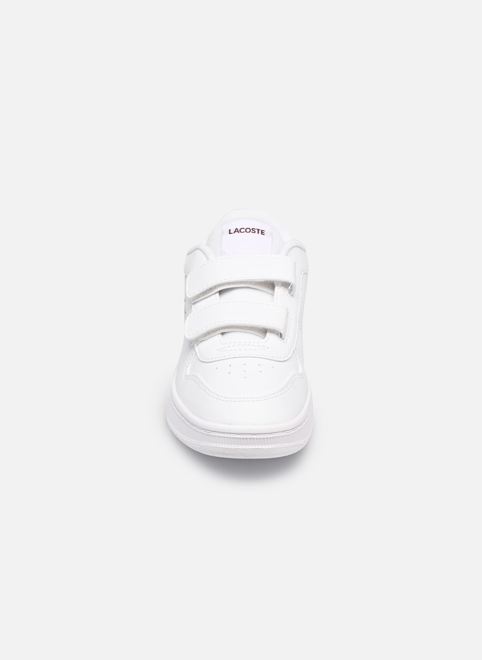 Niedrige Sneaker Court Ace SUC weiß Lacoste Niedrige Sneaker Court Ace SUC weiß WHT/BURG