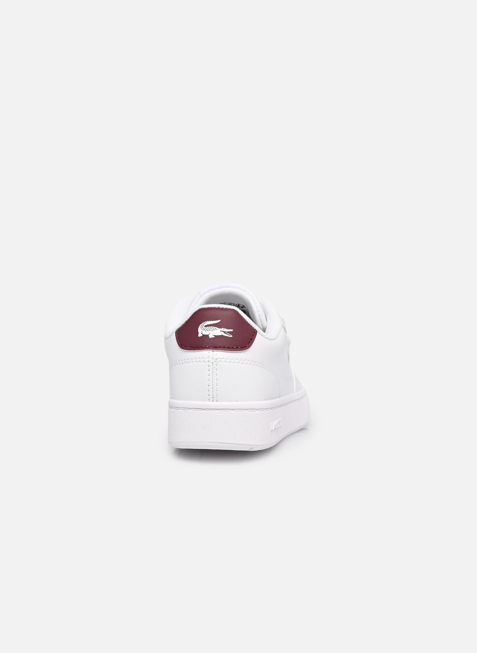 Niedrige Sneaker Court Ace SUC weiß Lacoste Niedrige Sneaker Court Ace SUC weiß WHT/BURG