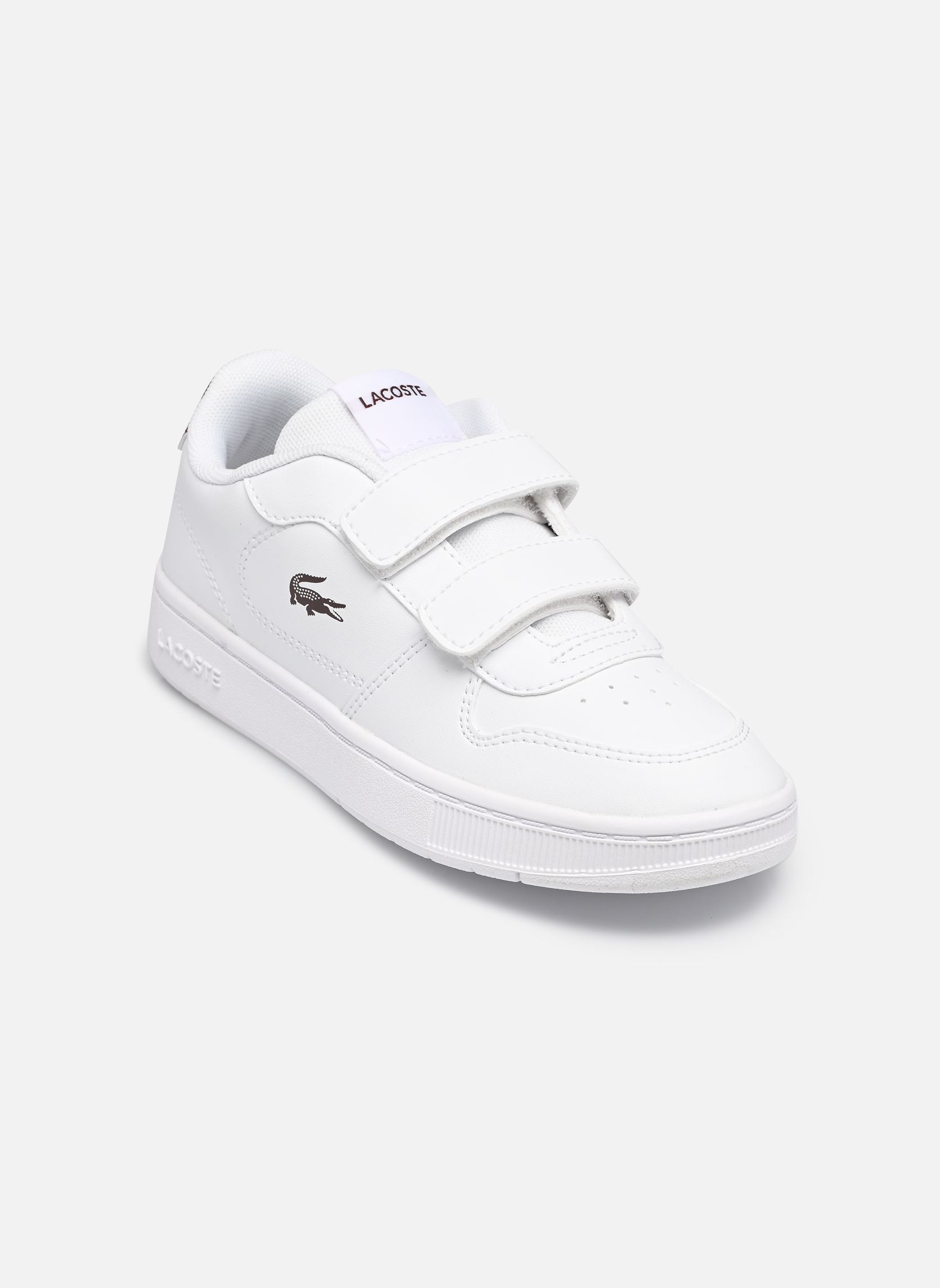 Niedrige Sneaker Court Ace SUC weiß Lacoste Niedrige Sneaker Court Ace SUC weiß WHT/BURG