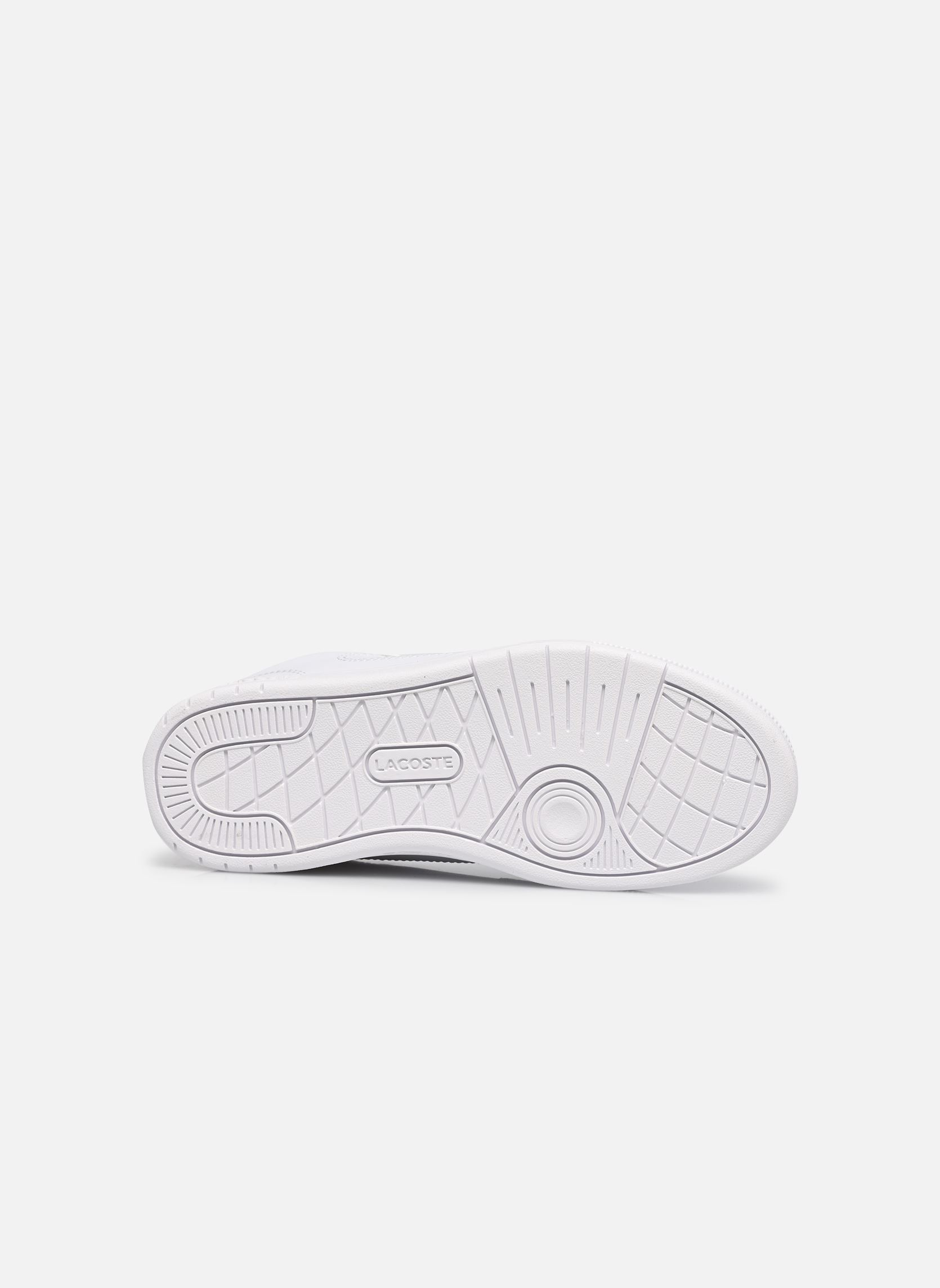 Niedrige Sneaker Court Ace SUJ weiß Lacoste Niedrige Sneaker Court Ace SUJ weiß WHT/BURG