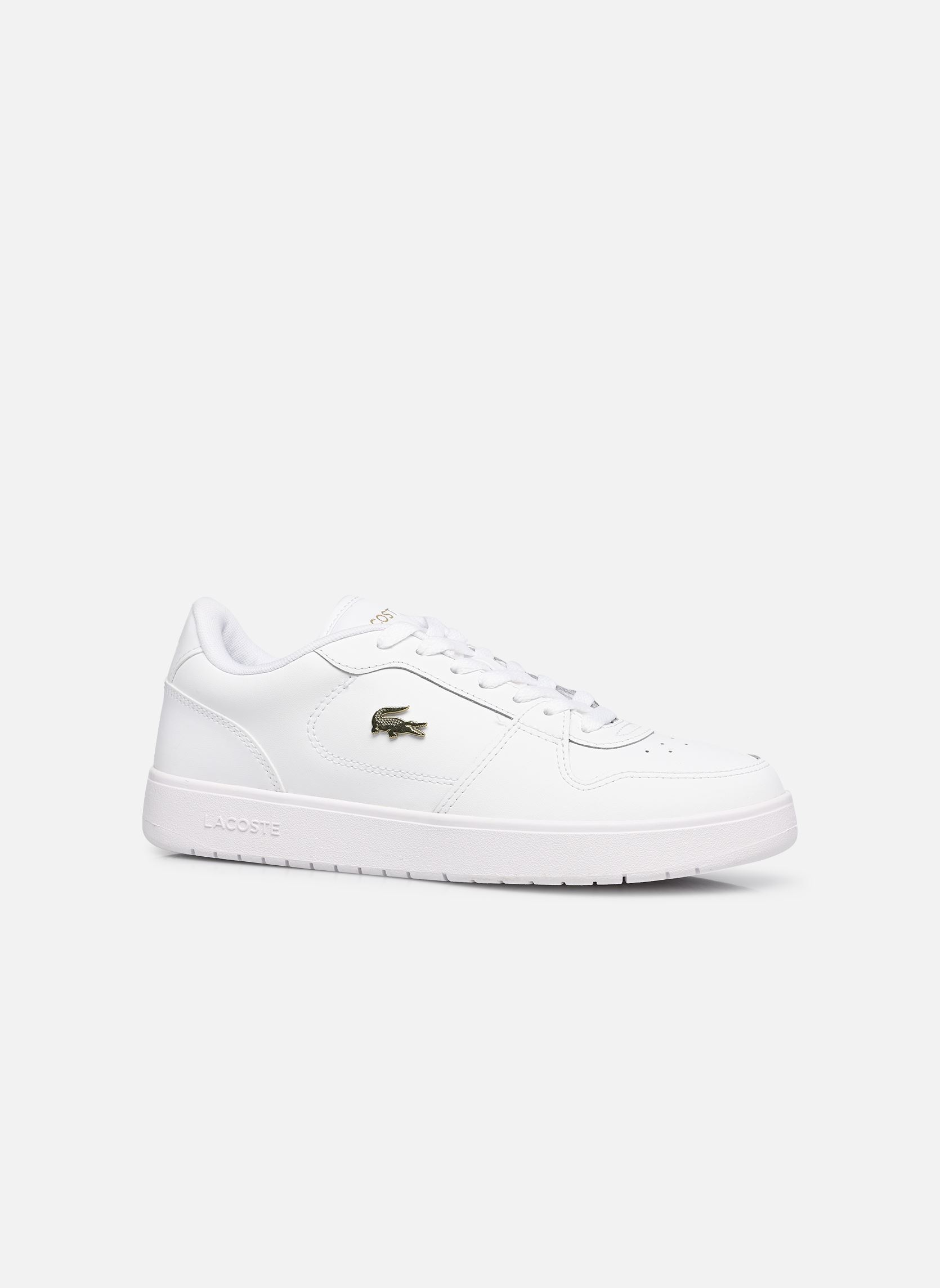 Baskets basses Court Ace W femme blanc Lacoste Baskets basses Court Ace W femme blanc WHT/GLD