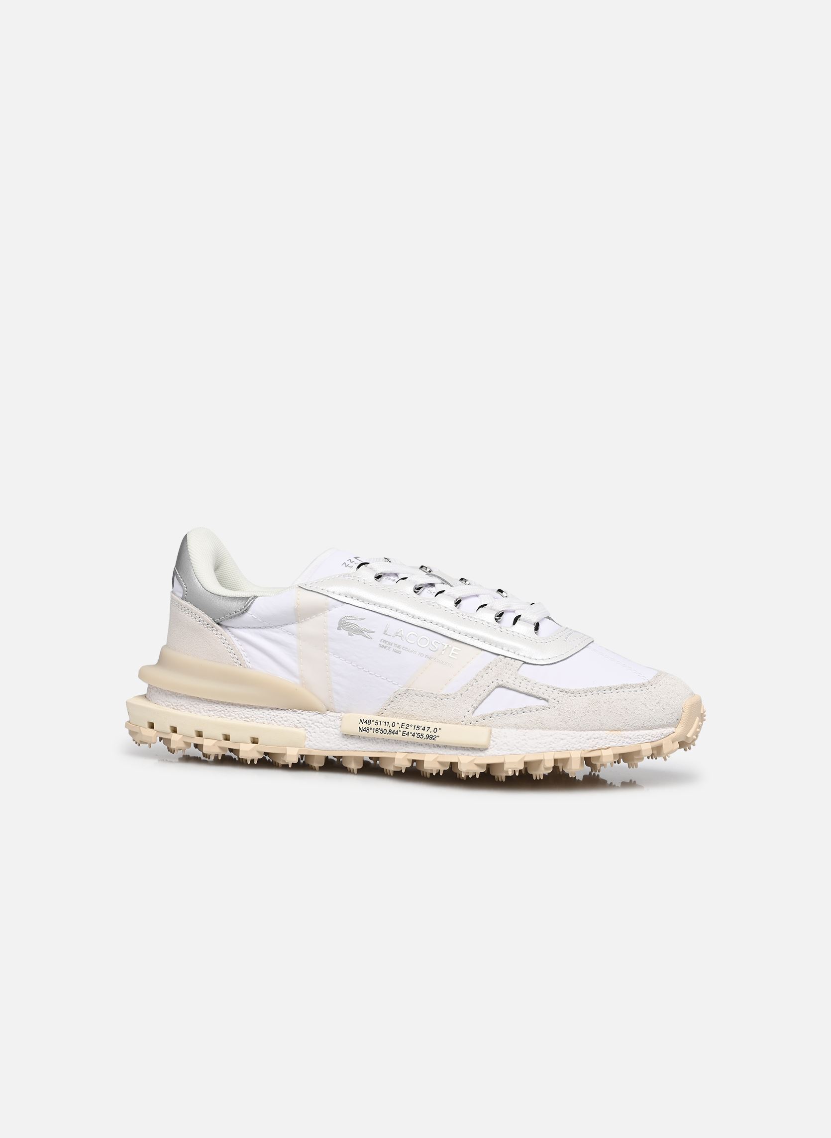 Baskets basses Elite Active Silver & Cream Pack femme blanc Lacoste Baskets basses Elite Active Silver & Cream Pack femme blanc WHT/SLV
