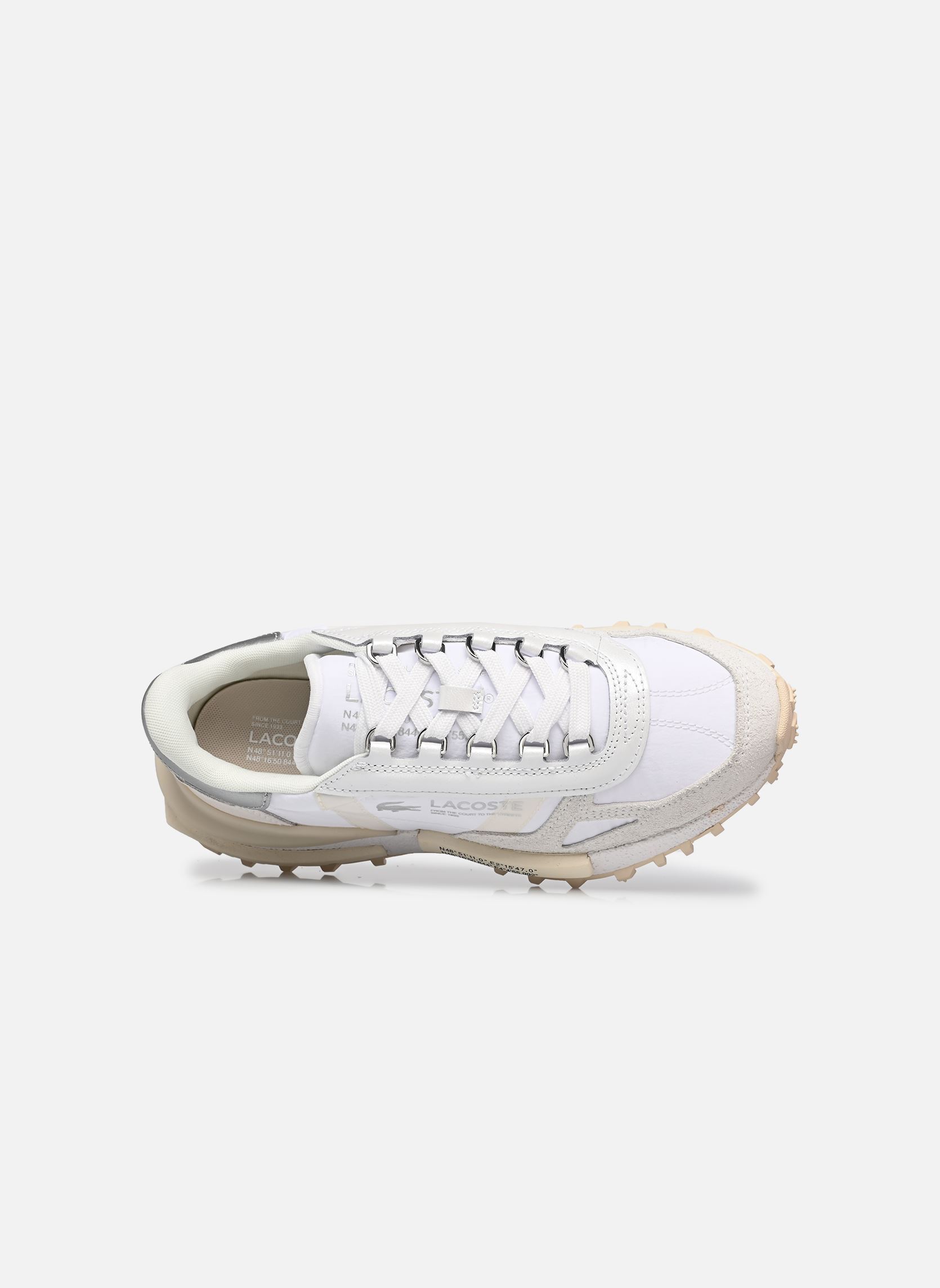 Baskets basses Elite Active Silver & Cream Pack femme blanc Lacoste Baskets basses Elite Active Silver & Cream Pack femme blanc WHT/SLV