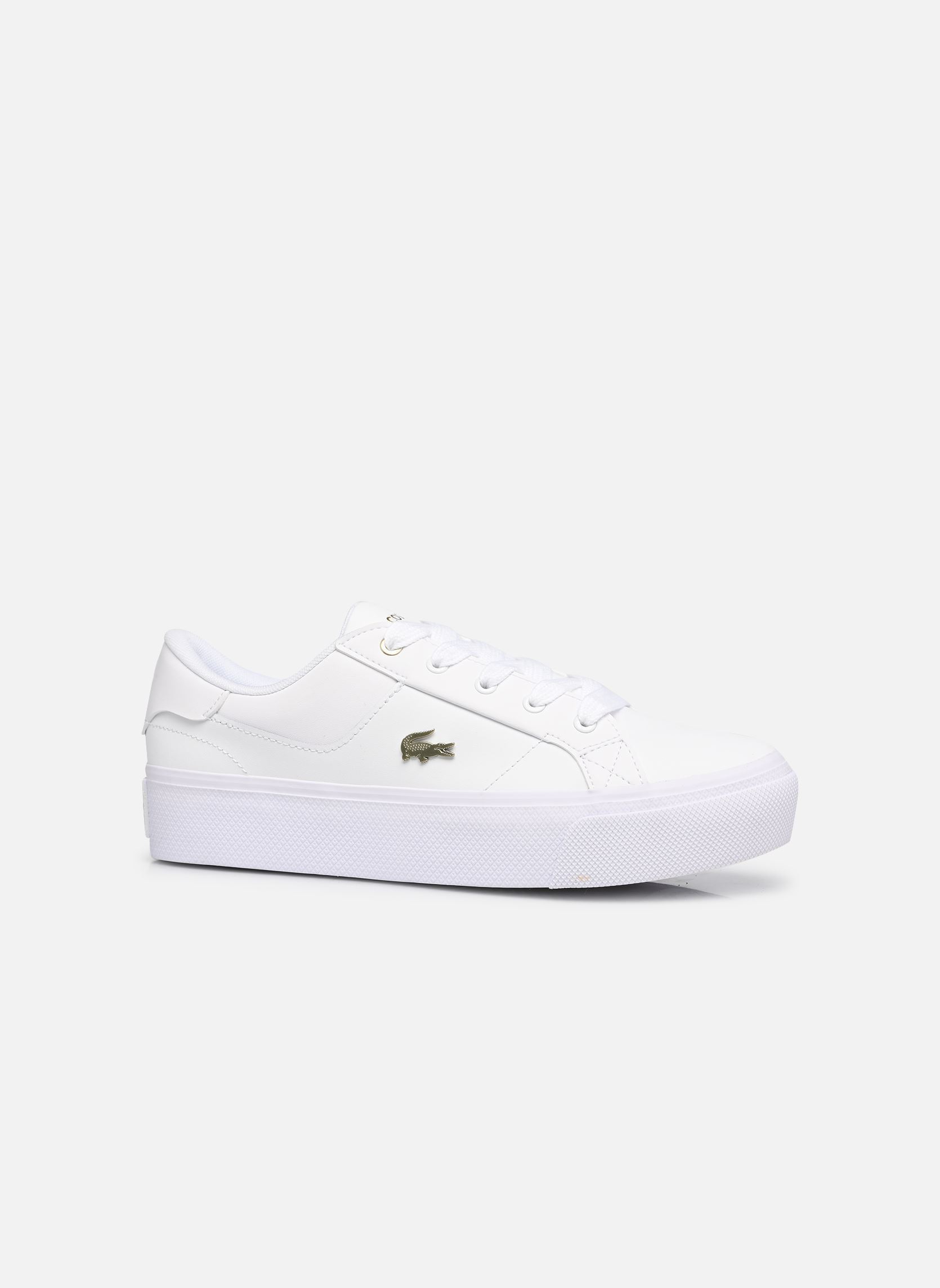 Baskets basses Ziane Platform femme blanc Lacoste Baskets basses Ziane Platform femme blanc WHT/GLD