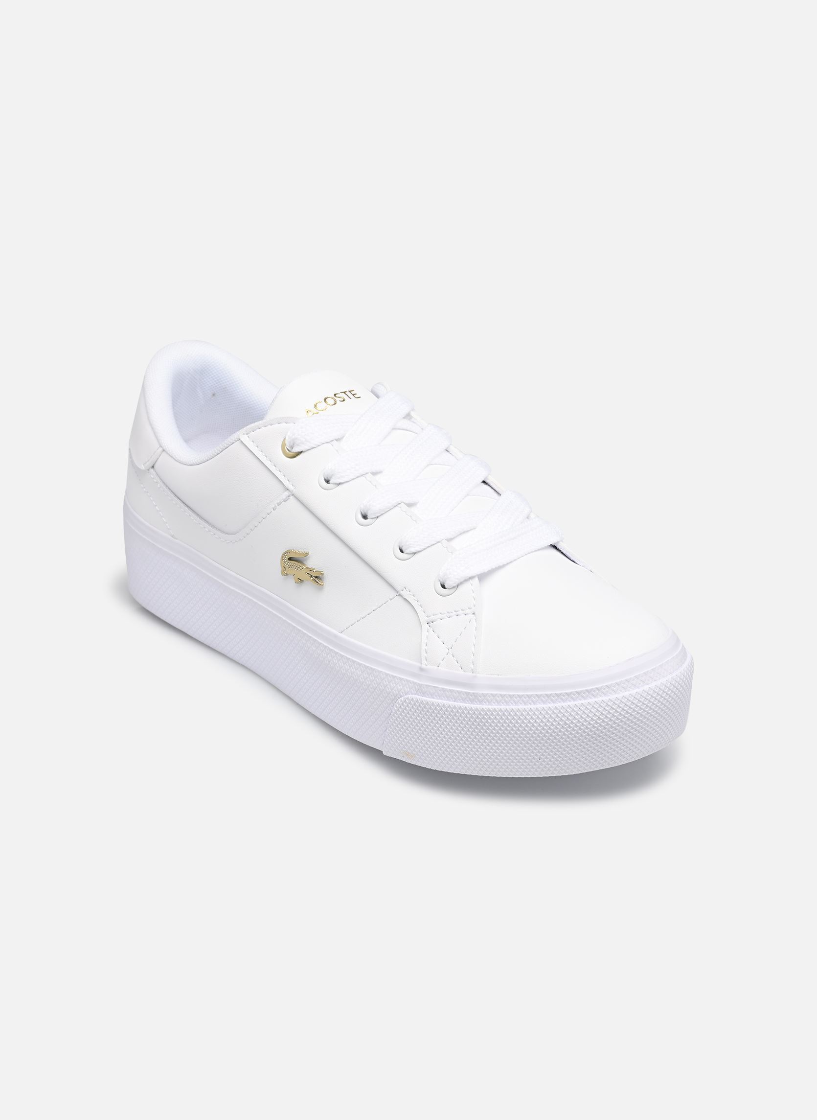 Baskets basses Ziane Platform femme blanc Lacoste Baskets basses Ziane Platform femme blanc WHT/GLD