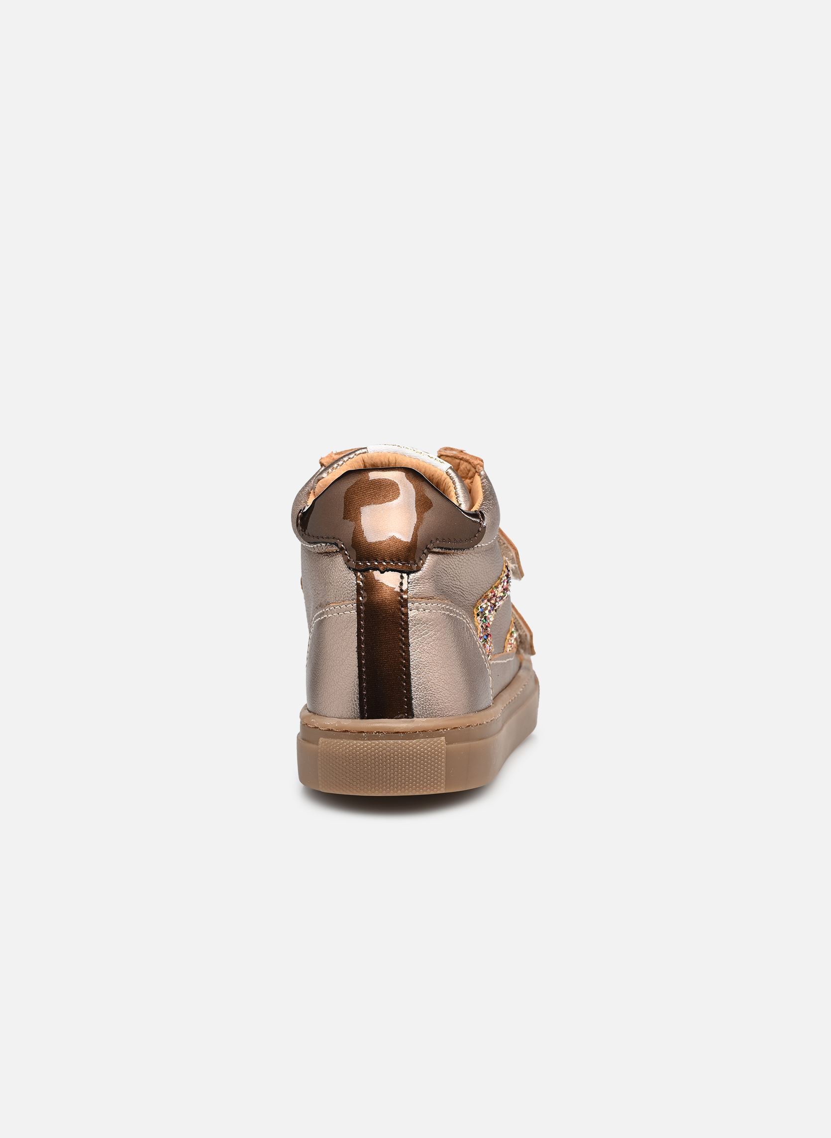 Baskets hautes Aliena Scratch fille or et bronze GBB Baskets hautes Aliena Scratch fille or et bronze VTV LAITON DPF/GABI