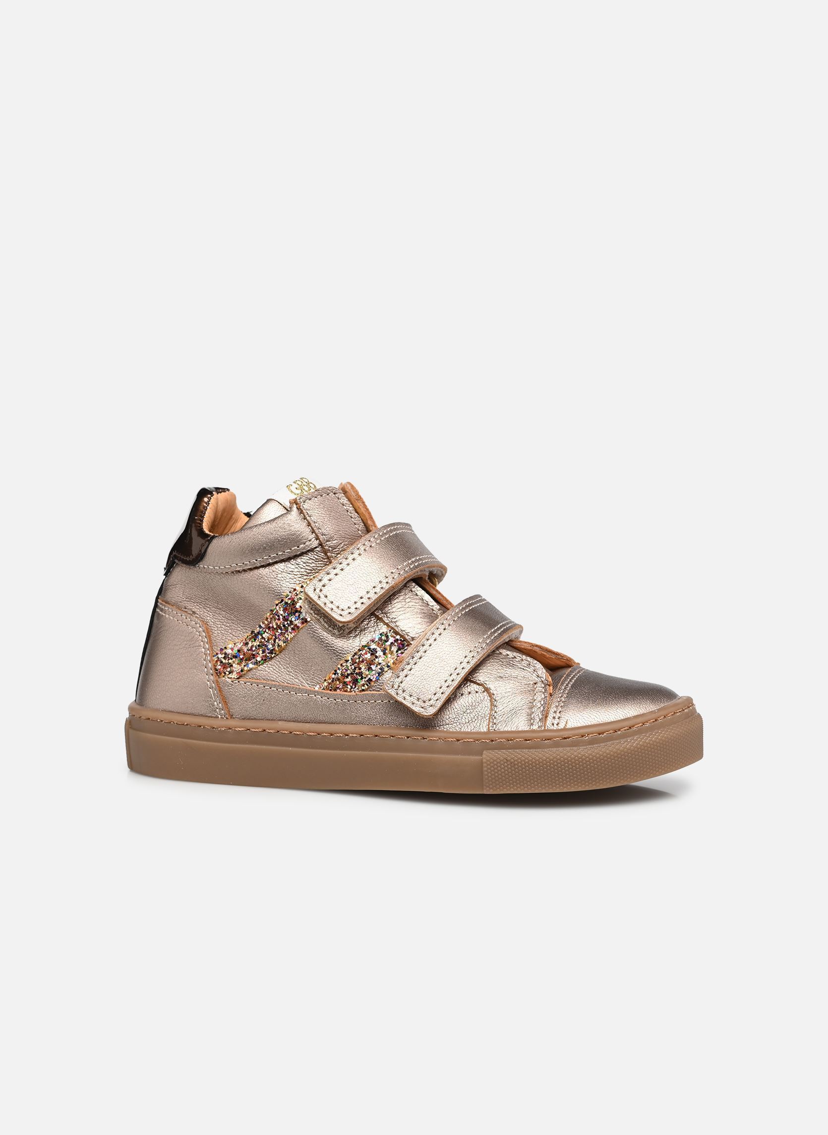 Baskets hautes Aliena Scratch fille or et bronze GBB Baskets hautes Aliena Scratch fille or et bronze VTV LAITON DPF/GABI