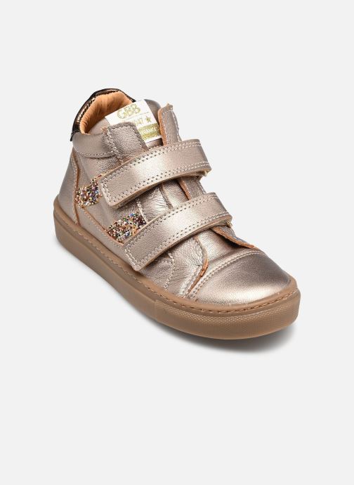 GBB Baskets hautes Aliena Scratch fille or et bronze