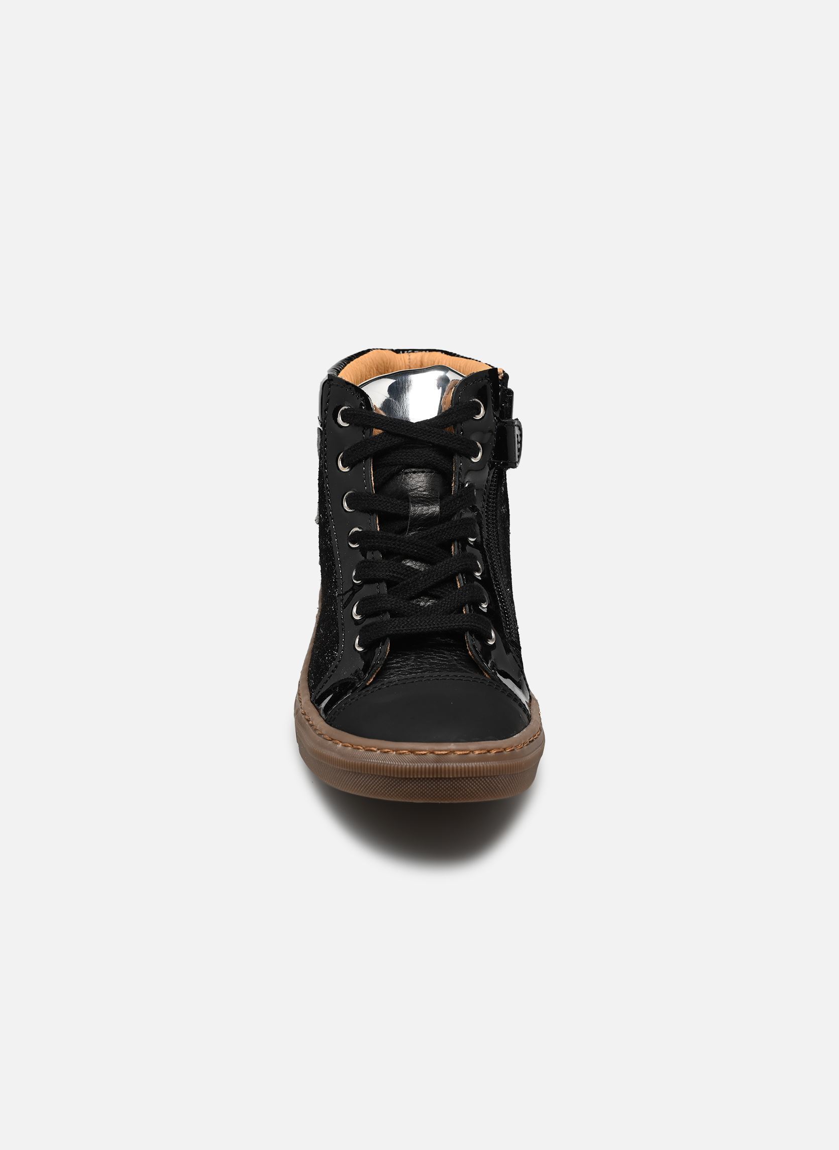 Knöchelhohe Sneaker Antonia mädchen schwarz GBB Knöchelhohe Sneaker Antonia mädchen schwarz CVN NOIR ARGENT DPF/DOLBY
