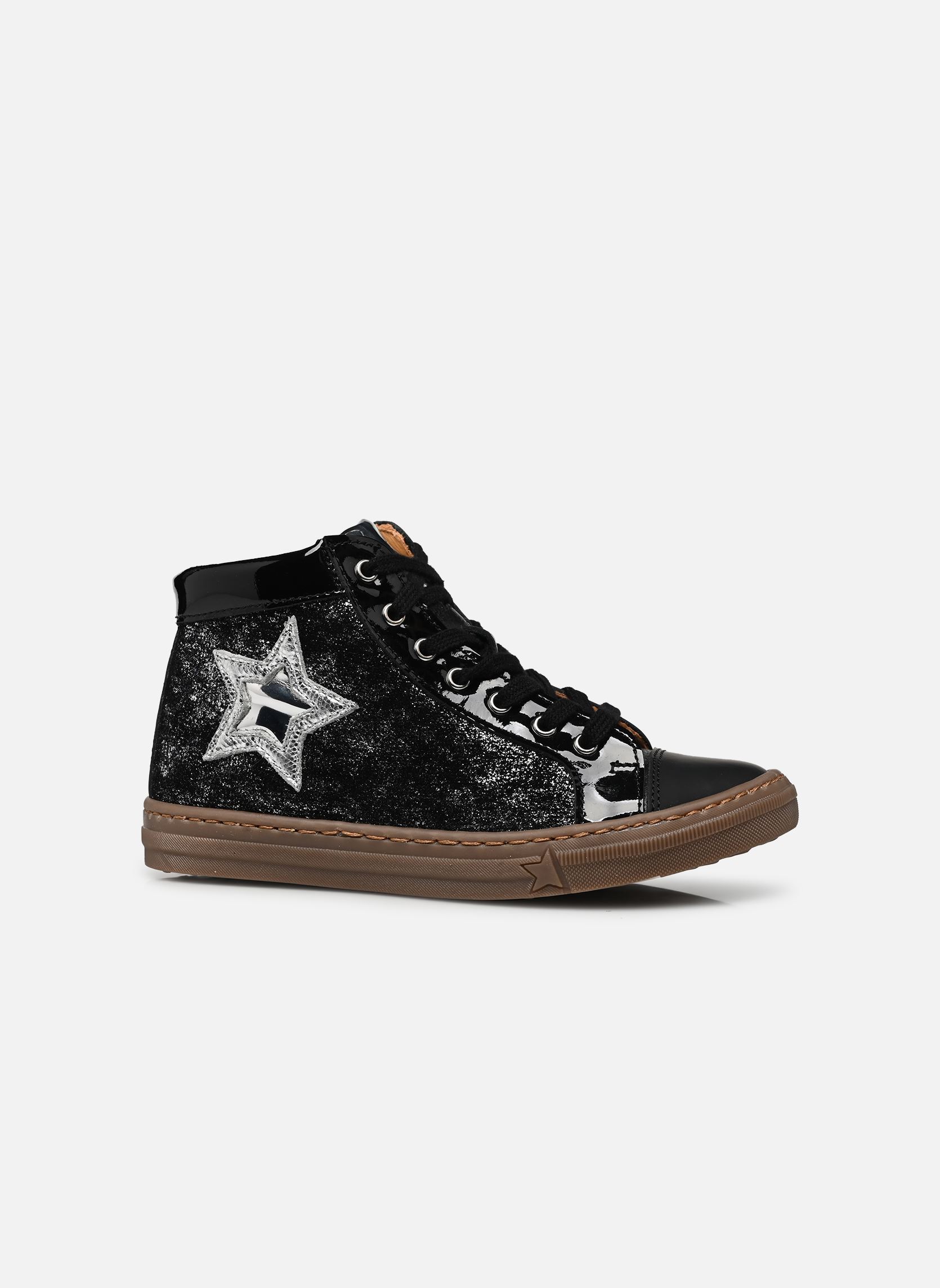 Knöchelhohe Sneaker Antonia mädchen schwarz GBB Knöchelhohe Sneaker Antonia mädchen schwarz CVN NOIR ARGENT DPF/DOLBY