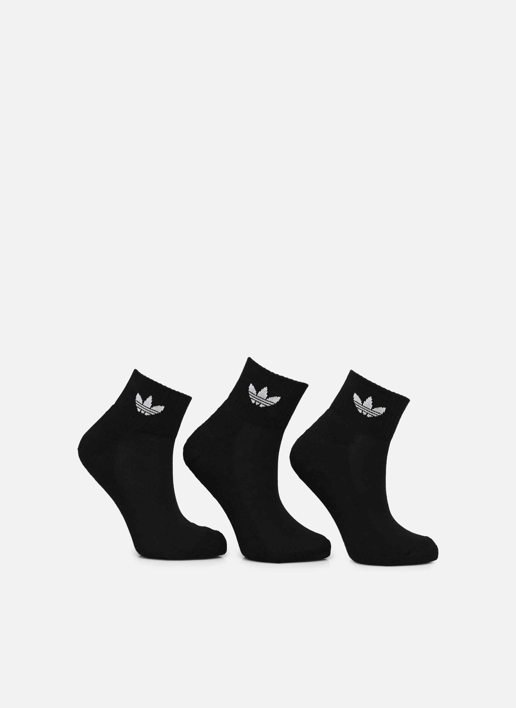 Chaussettes 1/4 SOCKS 3P NEW noir adidas originals Chaussettes 1/4 SOCKS 3P NEW noir BLACK