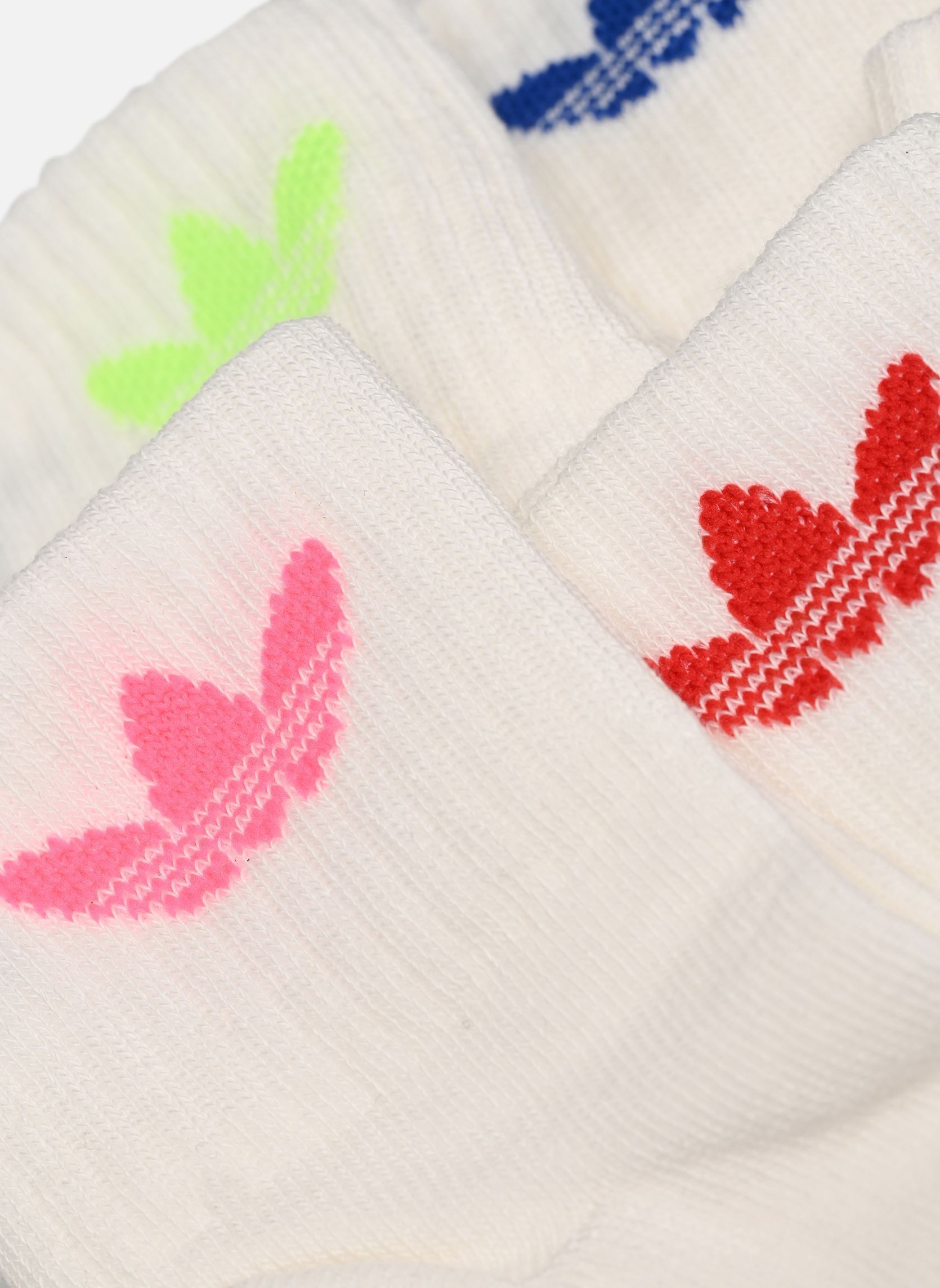 Chaussettes KIDS SOCK 6PP NEW blanc adidas originals Chaussettes KIDS SOCK 6PP NEW blanc LUCID PINK