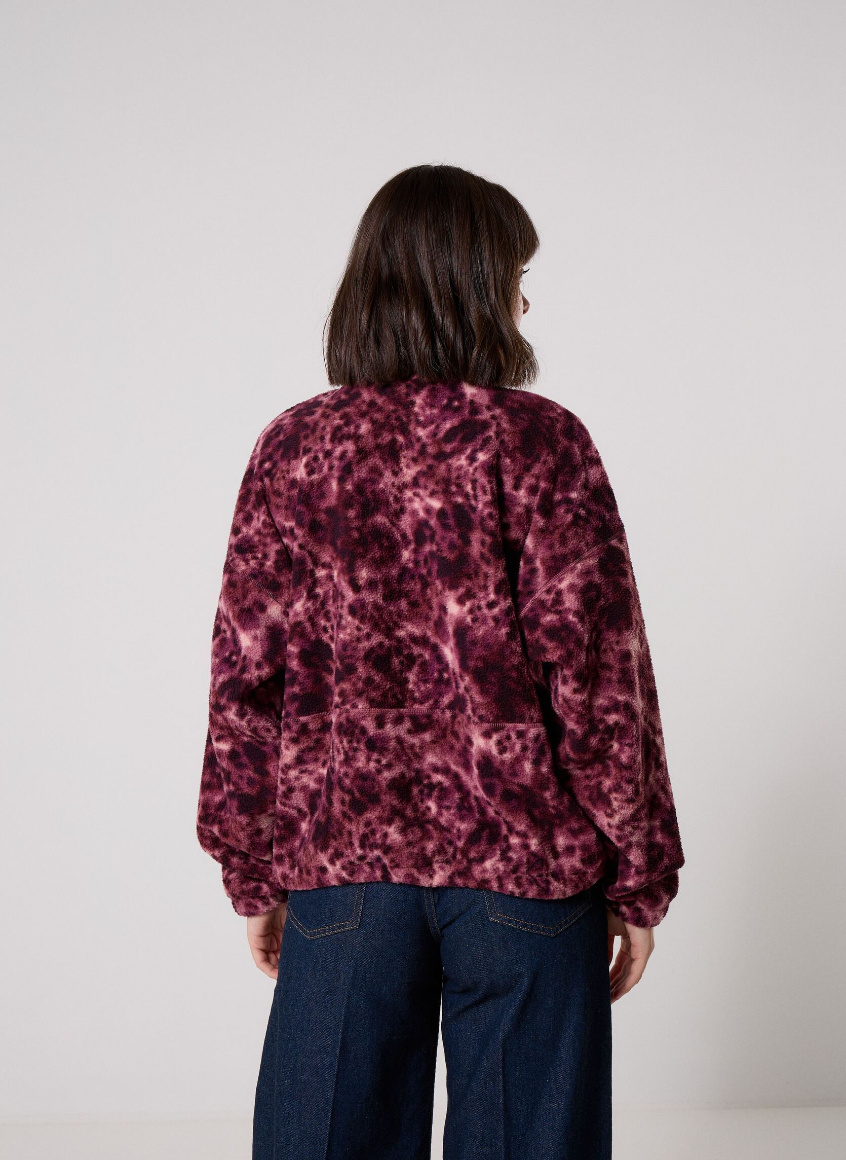 Fleece-Jacken Timber Meadow™ MTR Printed Fleece HZ damen violett Columbia Fleece-Jacken Timber Meadow™ MTR Printed Fleece HZ damen violett ANTIQUE MAUVE, DYECAMO