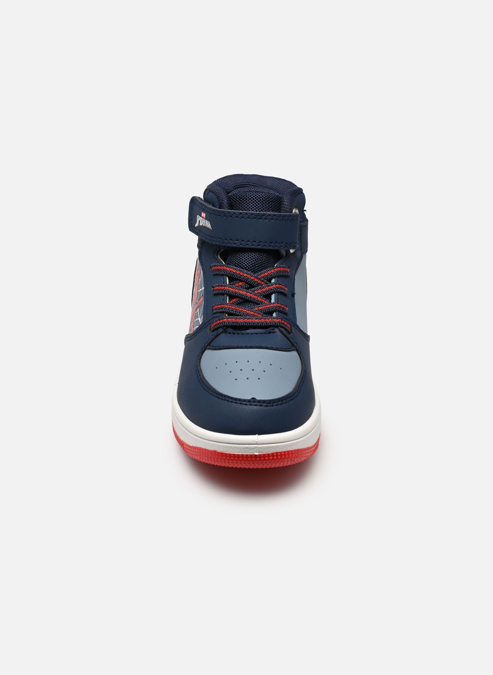 Knöchelhohe Sneaker Baskets Spiderman SP015720 jungen blau Leomil Knöchelhohe Sneaker Baskets Spiderman SP015720 jungen blau NAVY GREY 525