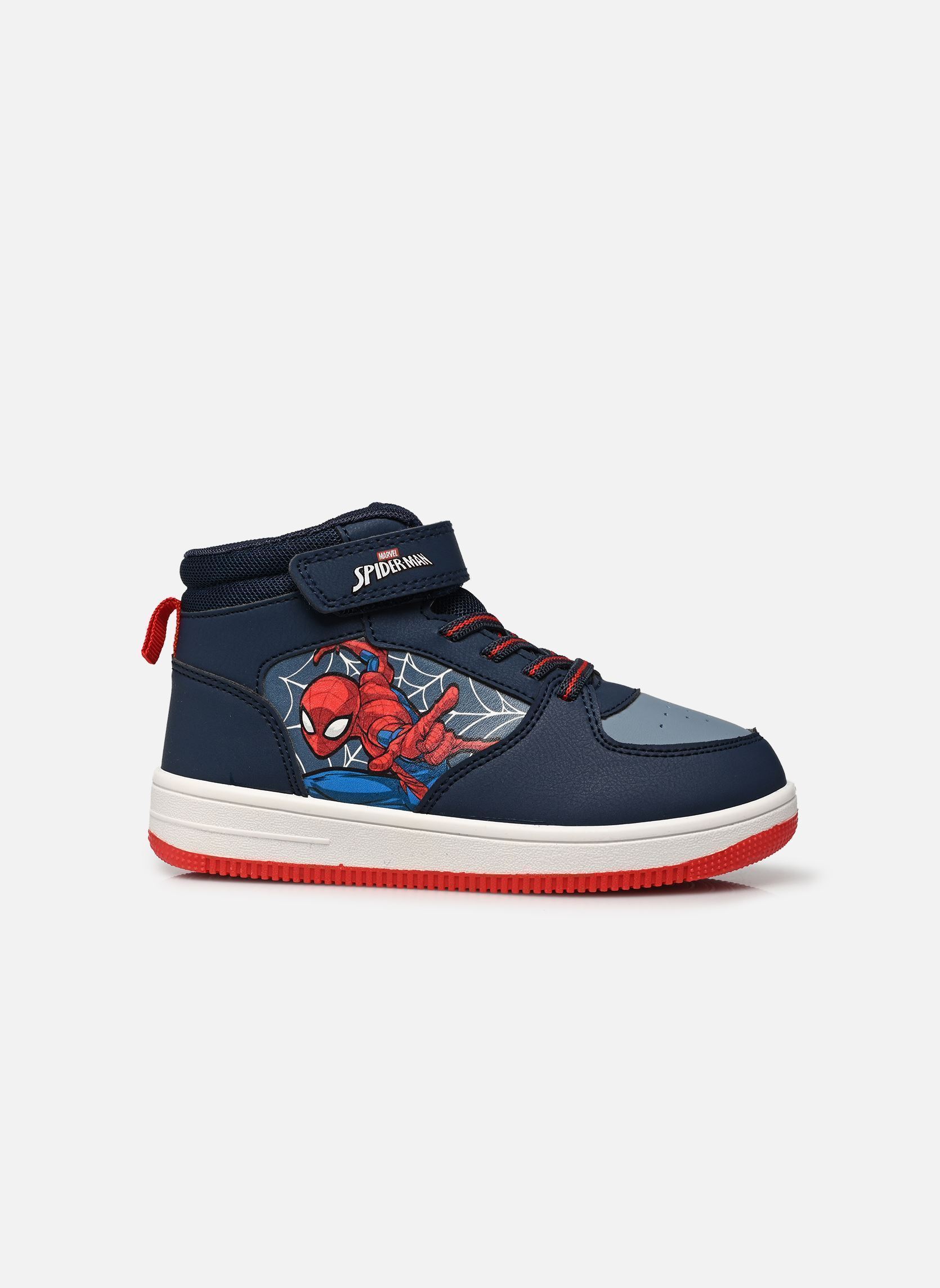 Knöchelhohe Sneaker Baskets Spiderman SP015720 jungen blau Leomil Knöchelhohe Sneaker Baskets Spiderman SP015720 jungen blau NAVY GREY 525