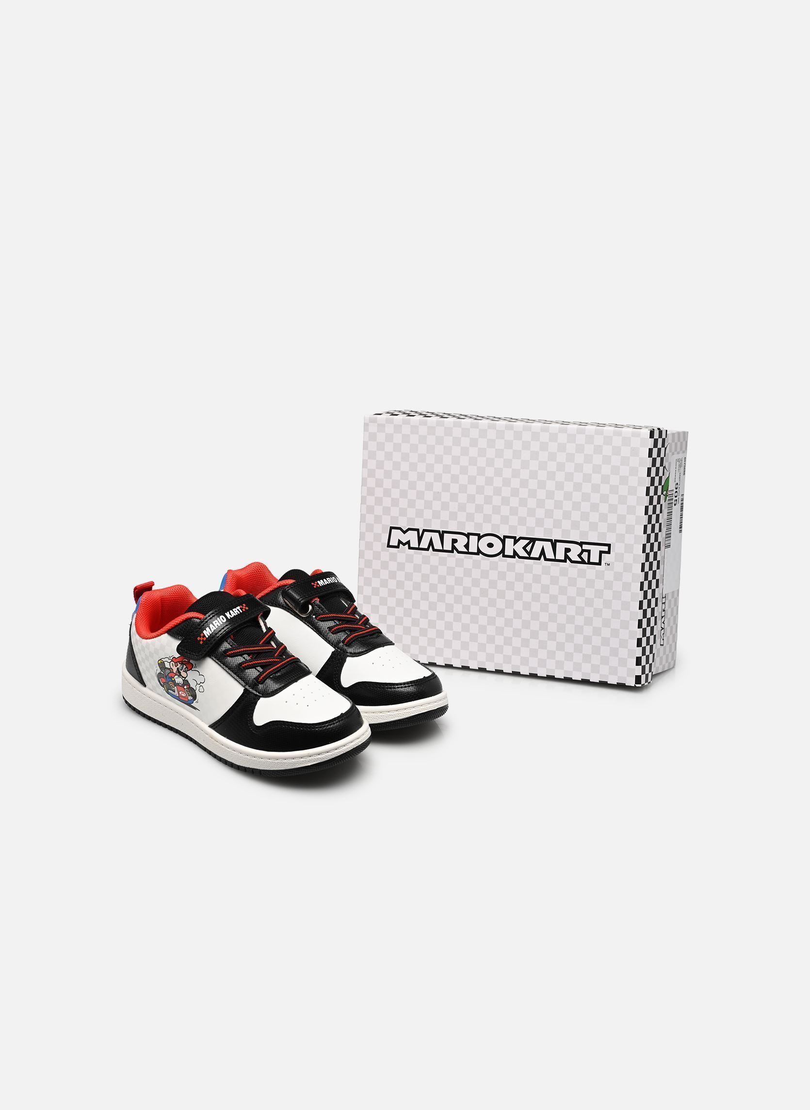 Niedrige Sneaker Baskets Super Mario MB003460 jungen mehrfarbig Leomil Niedrige Sneaker Baskets Super Mario MB003460 jungen mehrfarbig BLACK WHITE 157