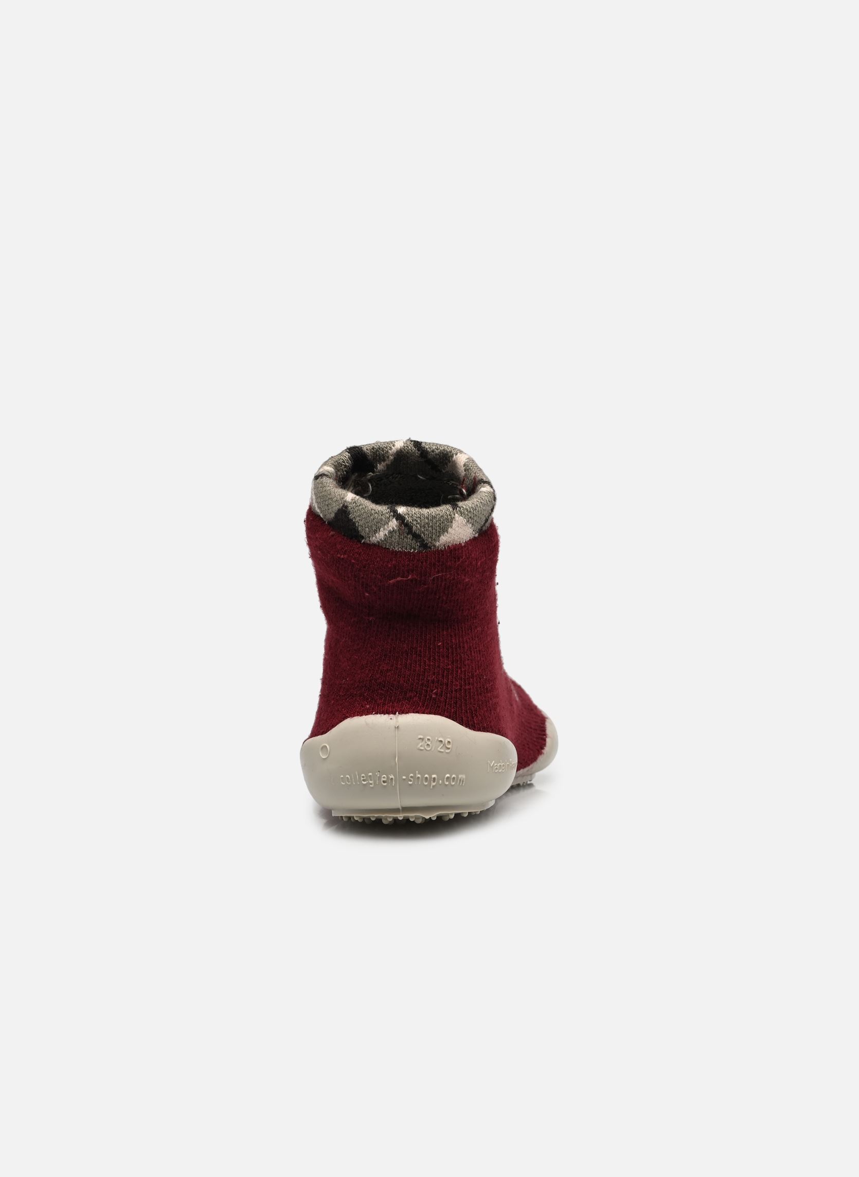 Chaussons Ernest garçon bordeaux Collégien Chaussons Ernest garçon bordeaux GRIS