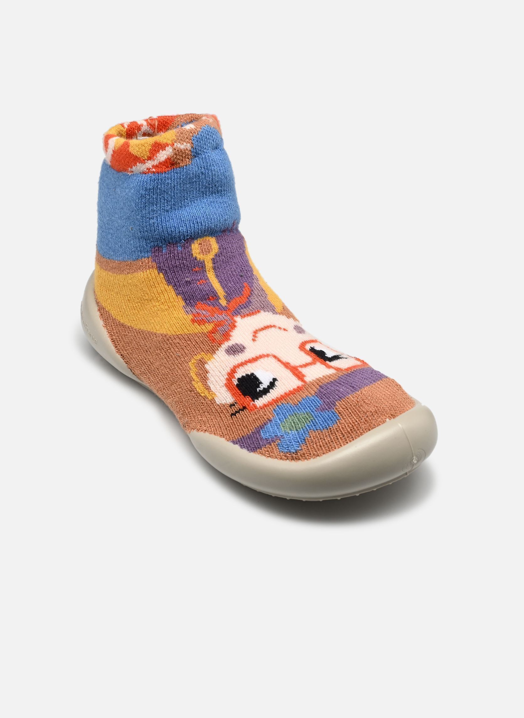 Chaussons Janis fille multicolore Collégien Chaussons Janis fille multicolore CAMEL