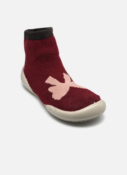 Collégien Chaussons Lady fille bordeaux