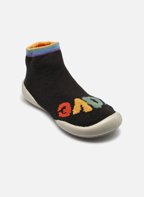 Collégien Chaussons Love fille noir