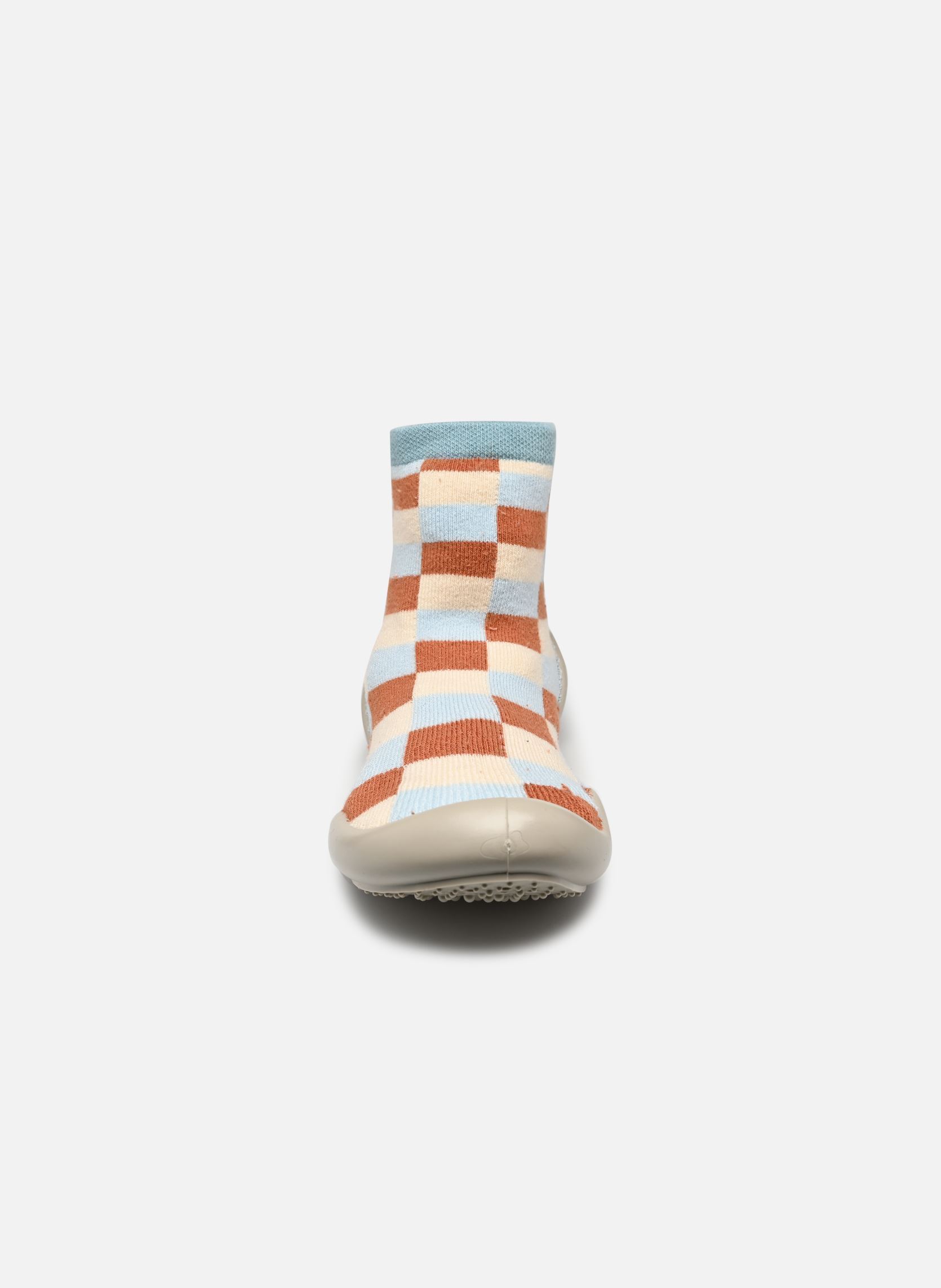 Chaussons Voyage multicolore Collégien Chaussons Voyage multicolore CAMEL / CIEL
