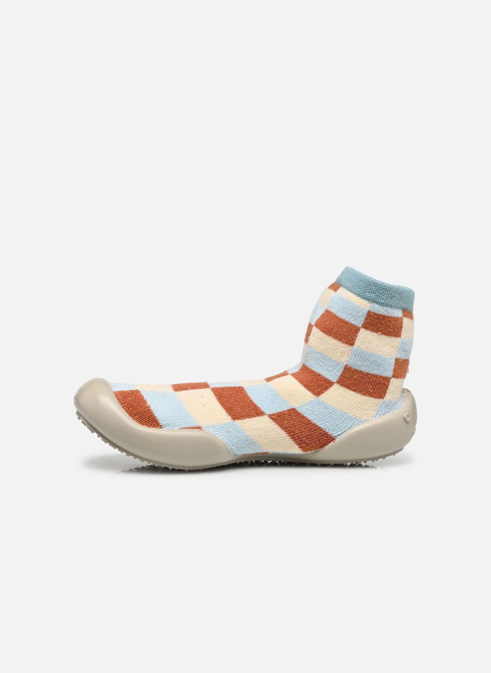 Chaussons Voyage multicolore Collégien Chaussons Voyage multicolore CAMEL / CIEL