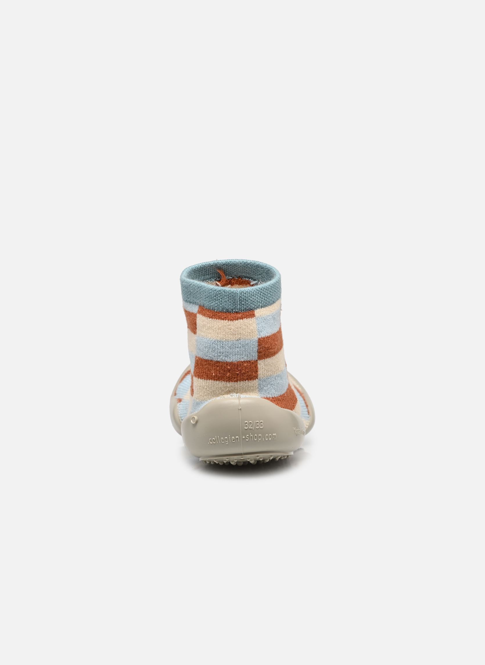 Chaussons Voyage multicolore Collégien Chaussons Voyage multicolore CAMEL / CIEL