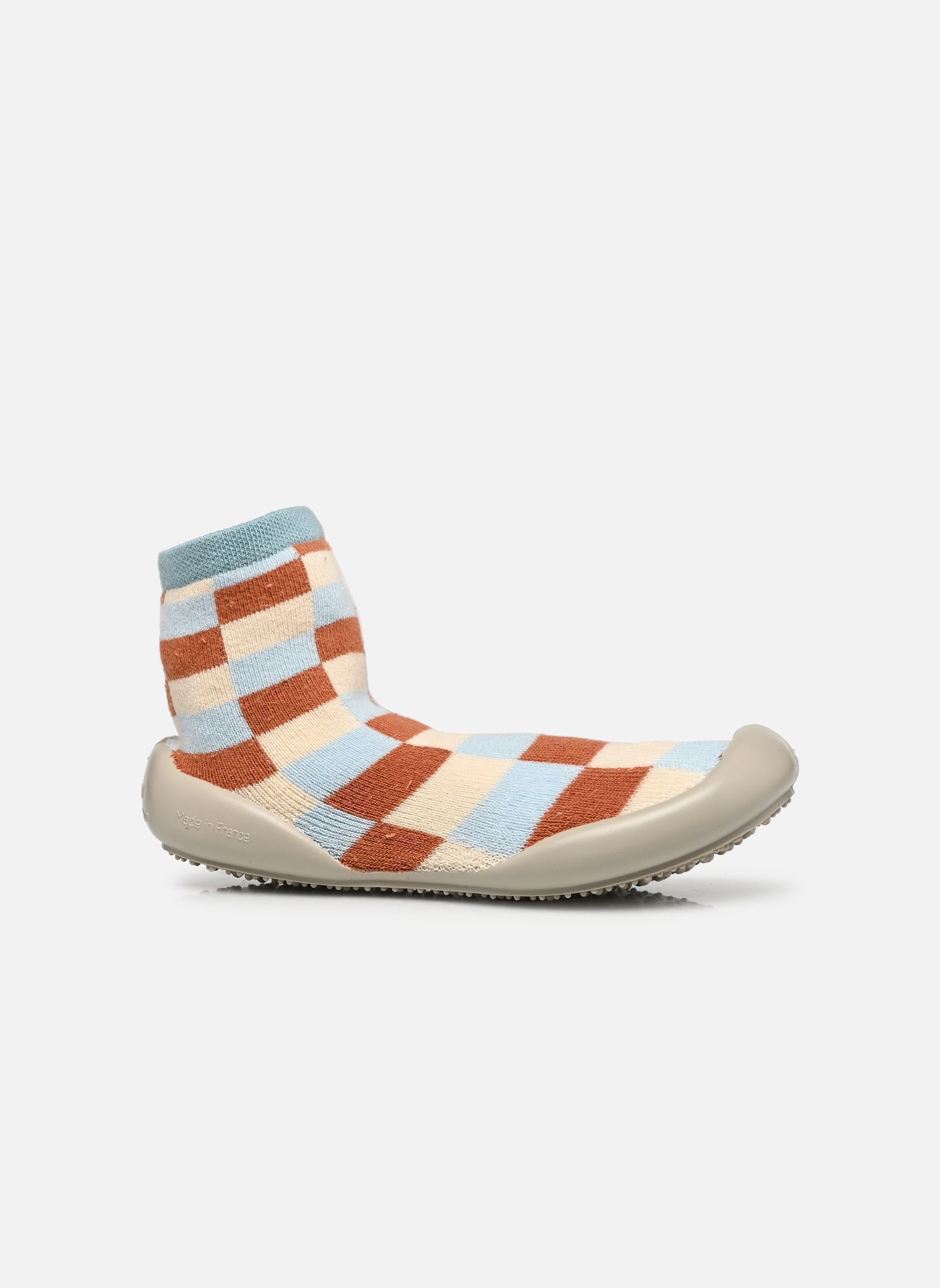 Chaussons Voyage multicolore Collégien Chaussons Voyage multicolore CAMEL / CIEL