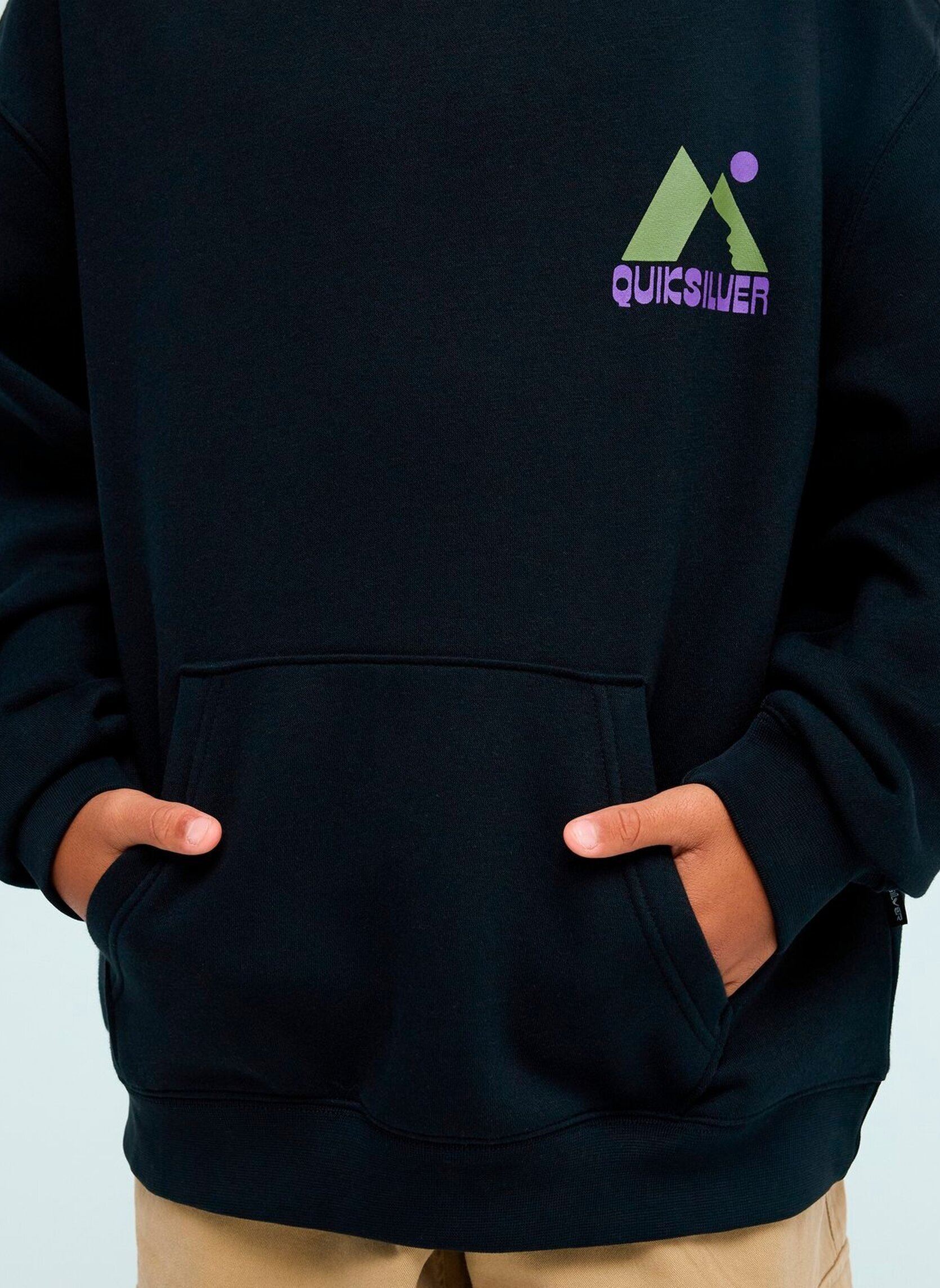Sweatshirts Graphic Hoodie Y jungen schwarz Quiksilver Sweatshirts Graphic Hoodie Y jungen schwarz BLACK