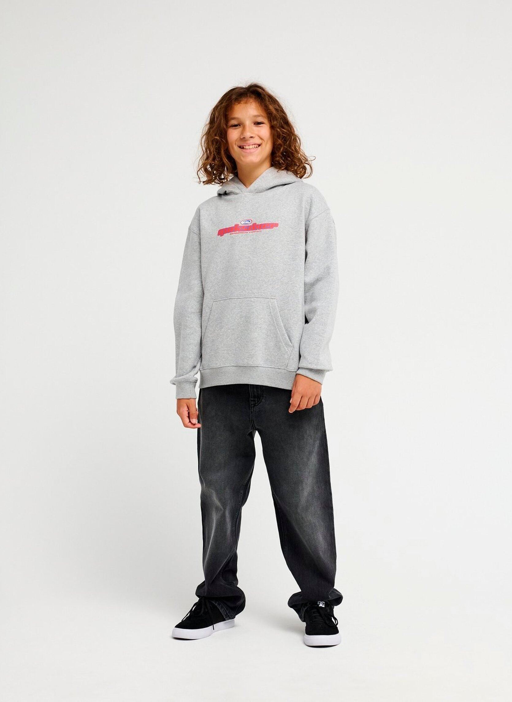 Sweatshirts Graphic Hoodie Y jungen grau Quiksilver Sweatshirts Graphic Hoodie Y jungen grau LIGHT GREY HEATHER