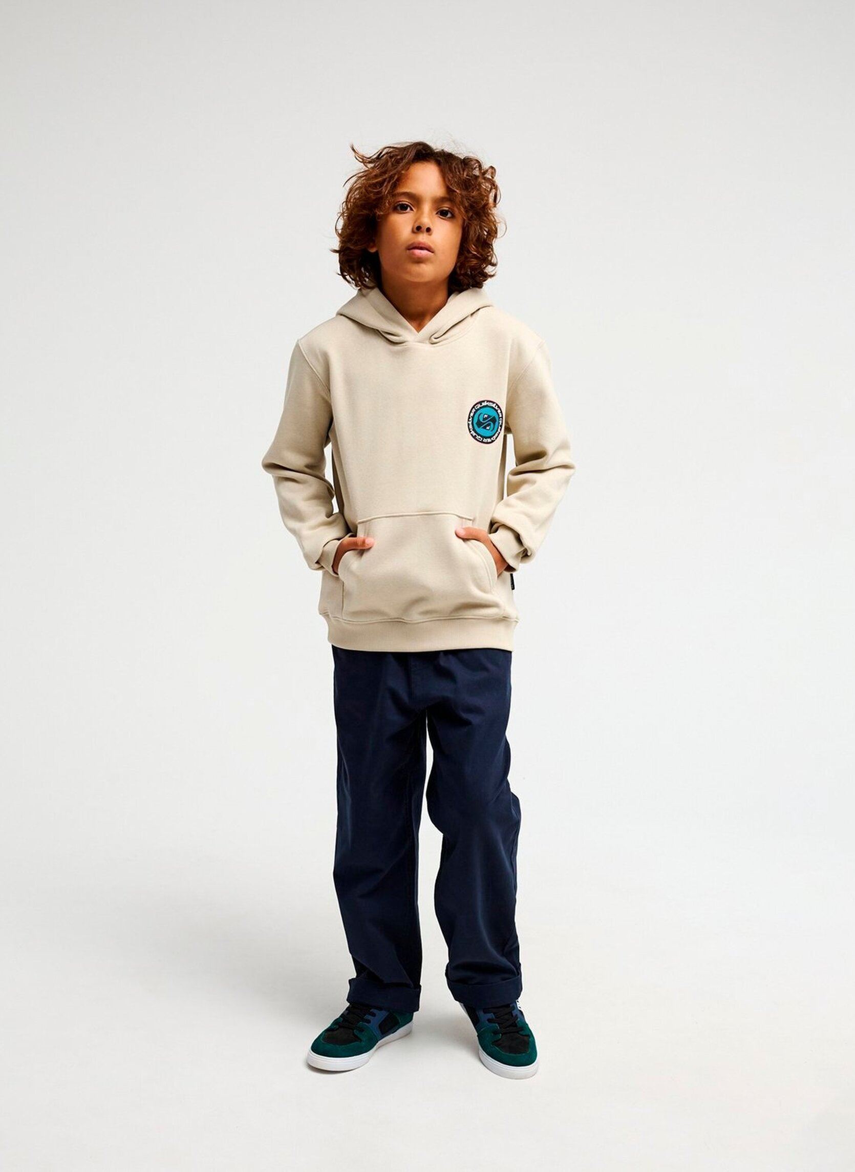 Sweatshirts Graphic Hoodie Y jungen beige Quiksilver Sweatshirts Graphic Hoodie Y jungen beige PEYOTE