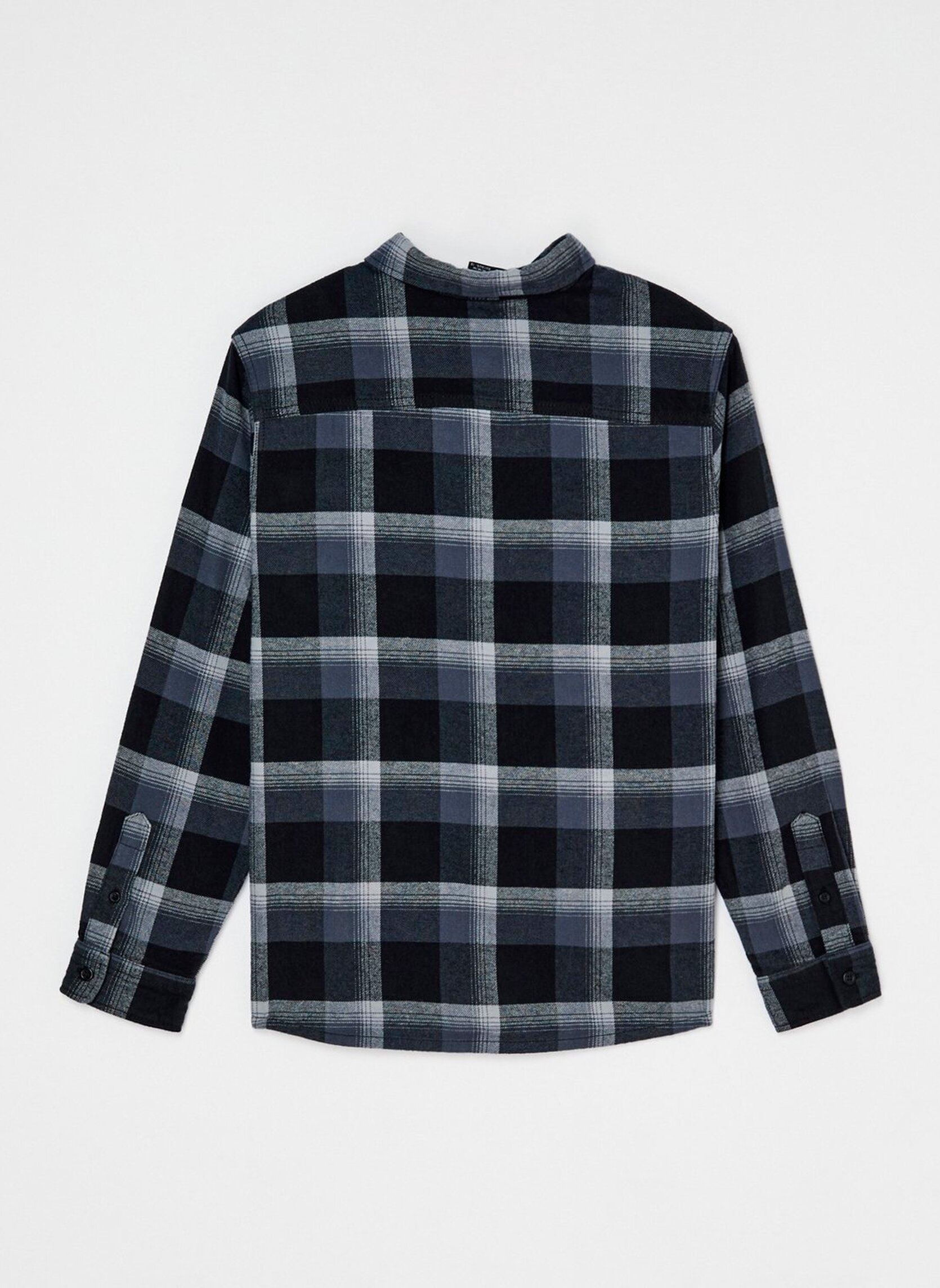 Hemden Motherfly Plaid Y jungen grau Quiksilver Hemden Motherfly Plaid Y jungen grau BLACK MOTHERFLY